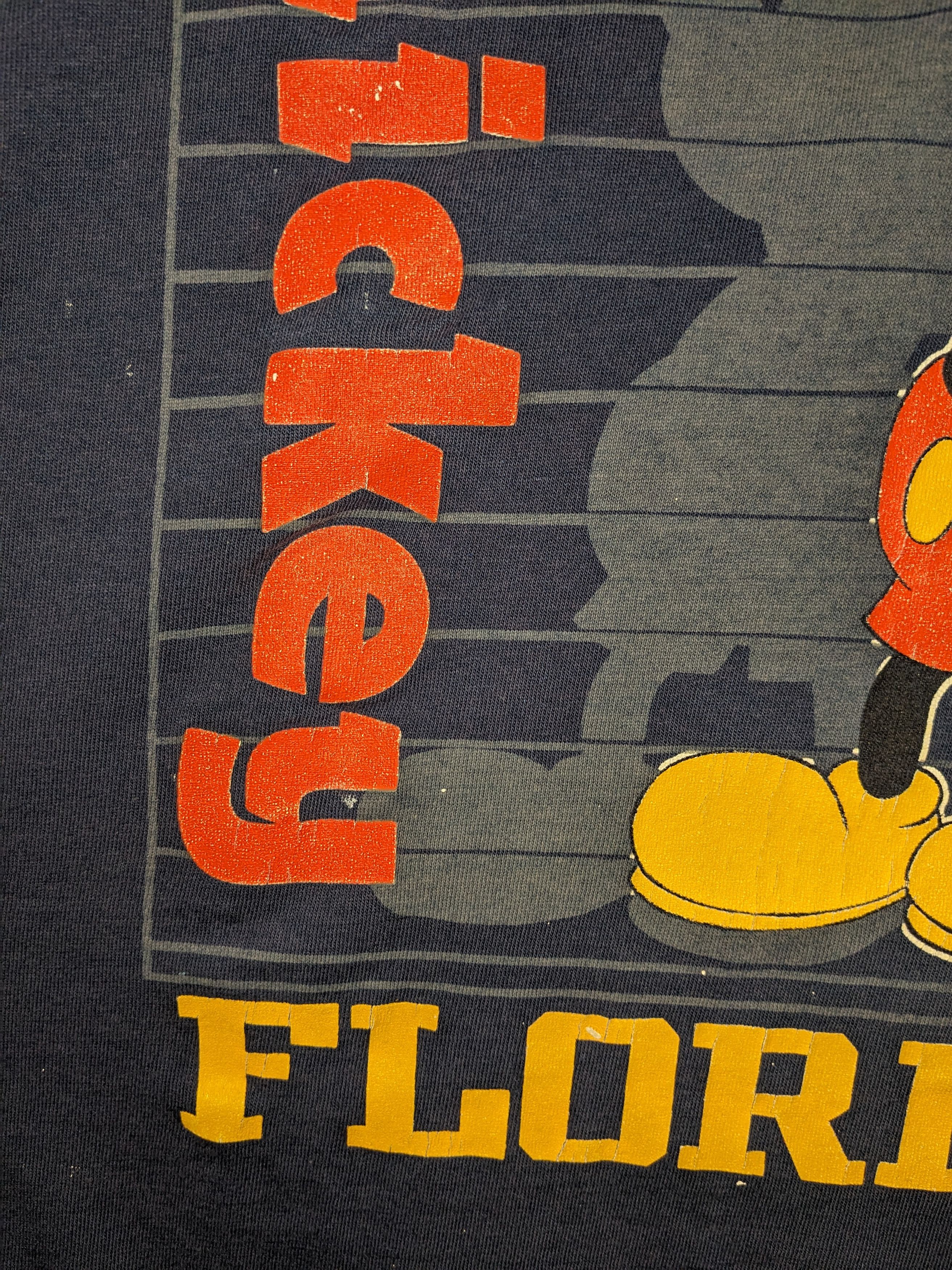 Disney × Vintage Vintage 90s Disney Mickey Mouse Florida Classic T-Shirt Size US XXL / EU 58 / 5 - 8 Thumbnail