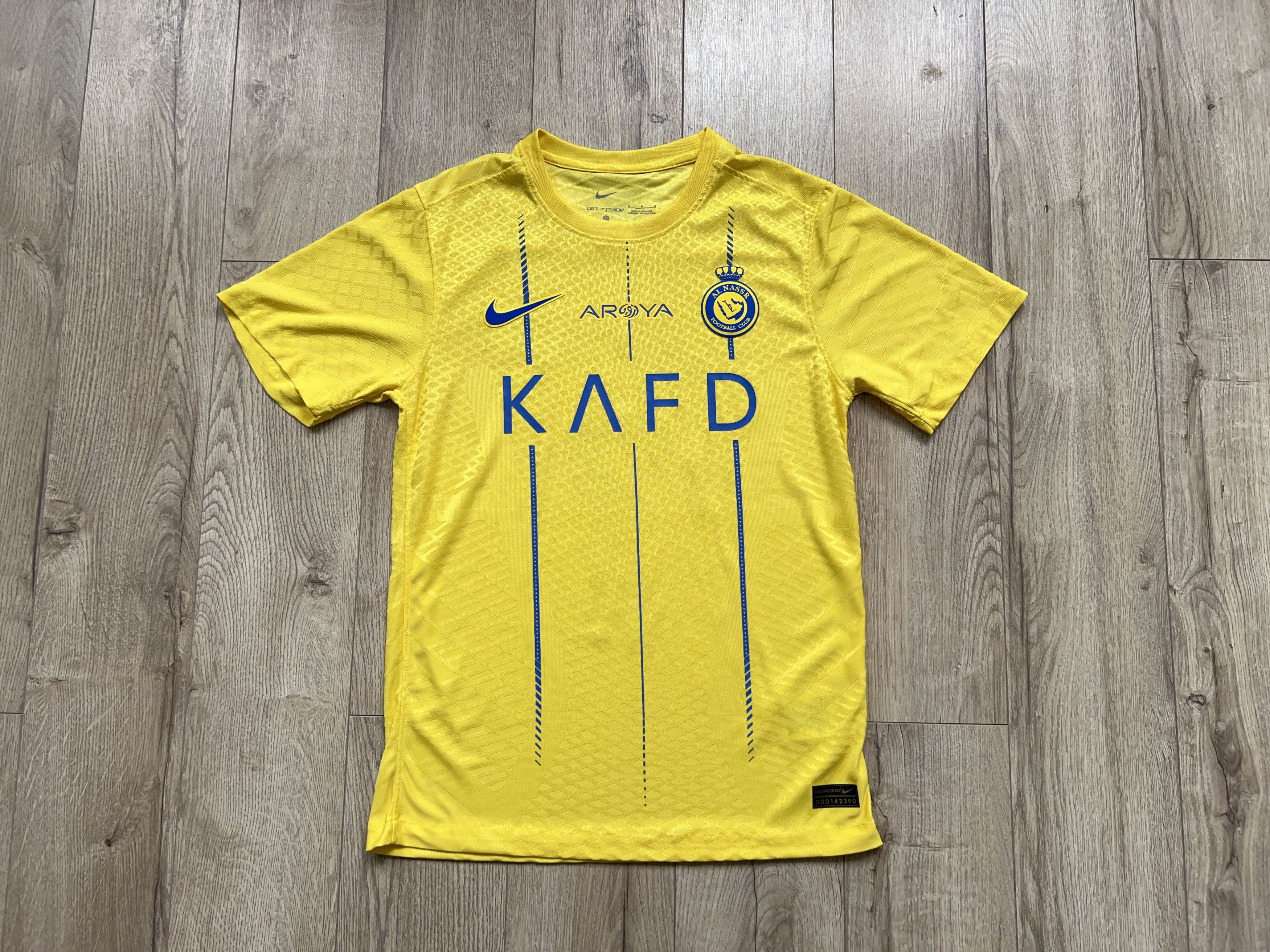 Nike Mens Al Nassr #7 RONALDO Cristiano Dri Fit ADV Shirt UAE Size US M / EU 48-50 / 2 - 2 Thumbnail
