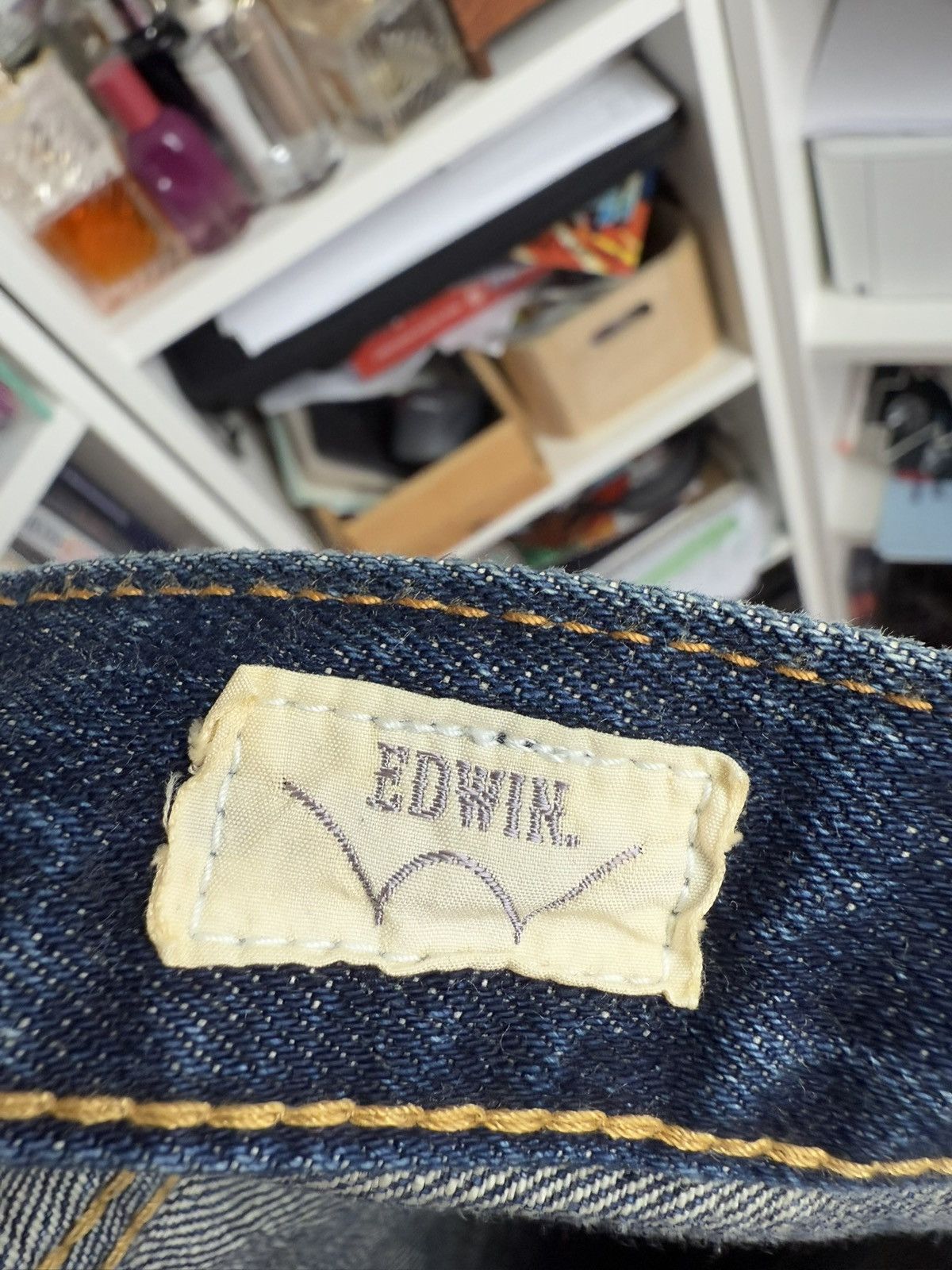 Edwin × Japanese Brand Edwin ESC33M Japanese selvedge denim pants 33x32 505 jeans Size US 33 - 12 Thumbnail