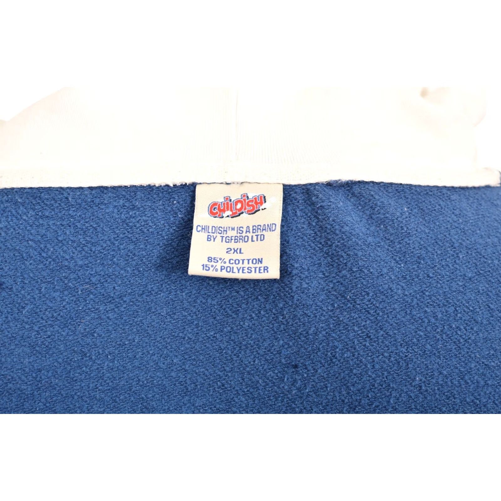 Vintage DDP Tgfbro Ltd Childish Vintage Pullover Hoodie XXL Adult Blue Pullover Hoodie Clothing Mens Size US XXL / EU 58 / 5 - 7 Thumbnail