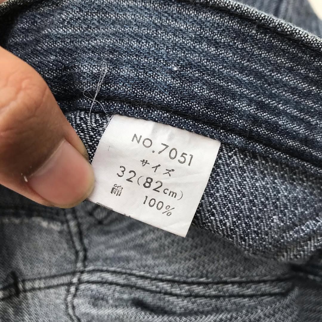 Denime × Japanese Brand Vintage 80s SFD Japan Japanese Brand Sanford Sanforized stra Size US 32 / EU 48 - 8 Thumbnail