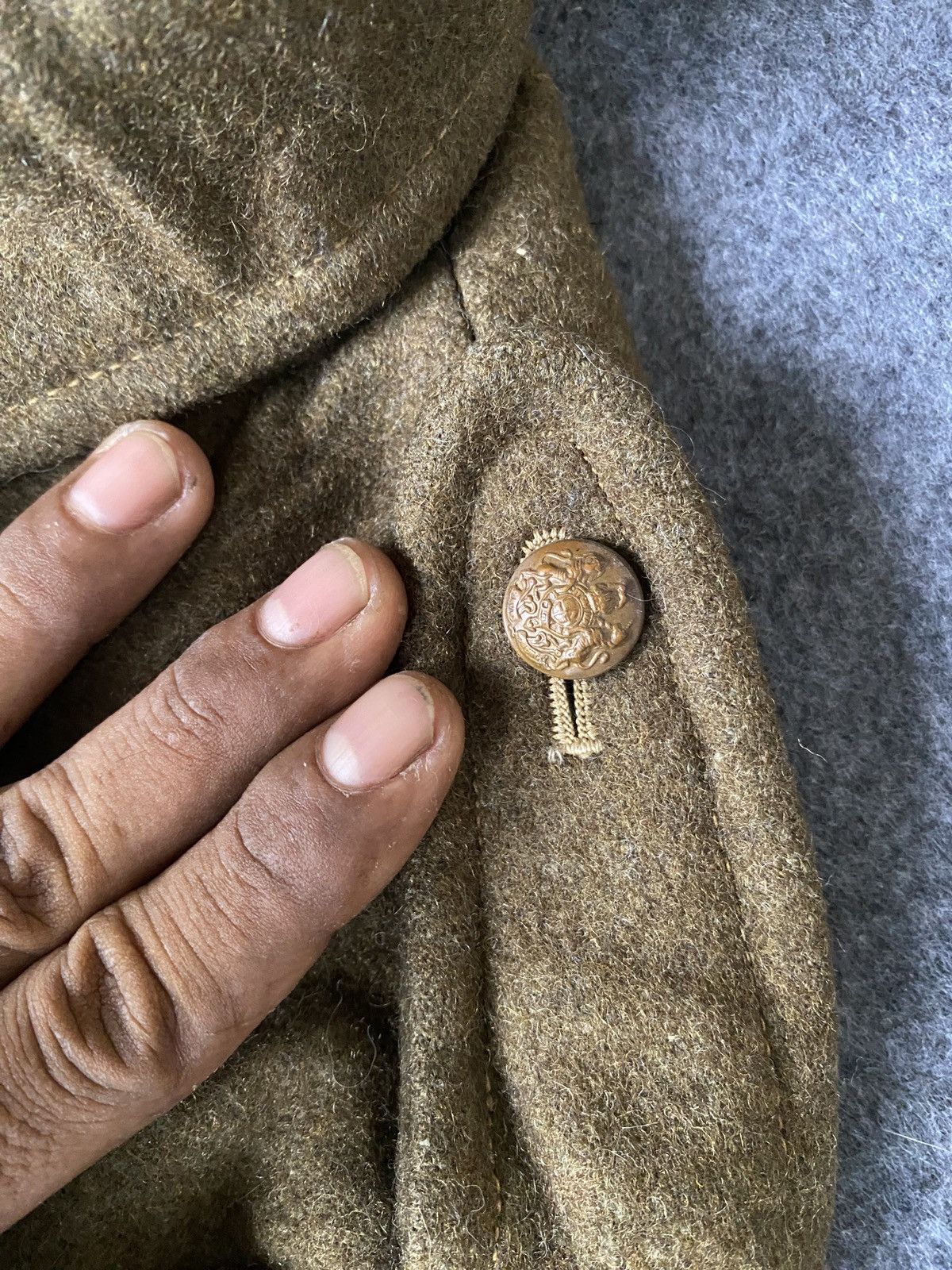 Vintage Vintage 50s army greatcoat dismounted Size US M / EU 48-50 / 2 - 8 Thumbnail