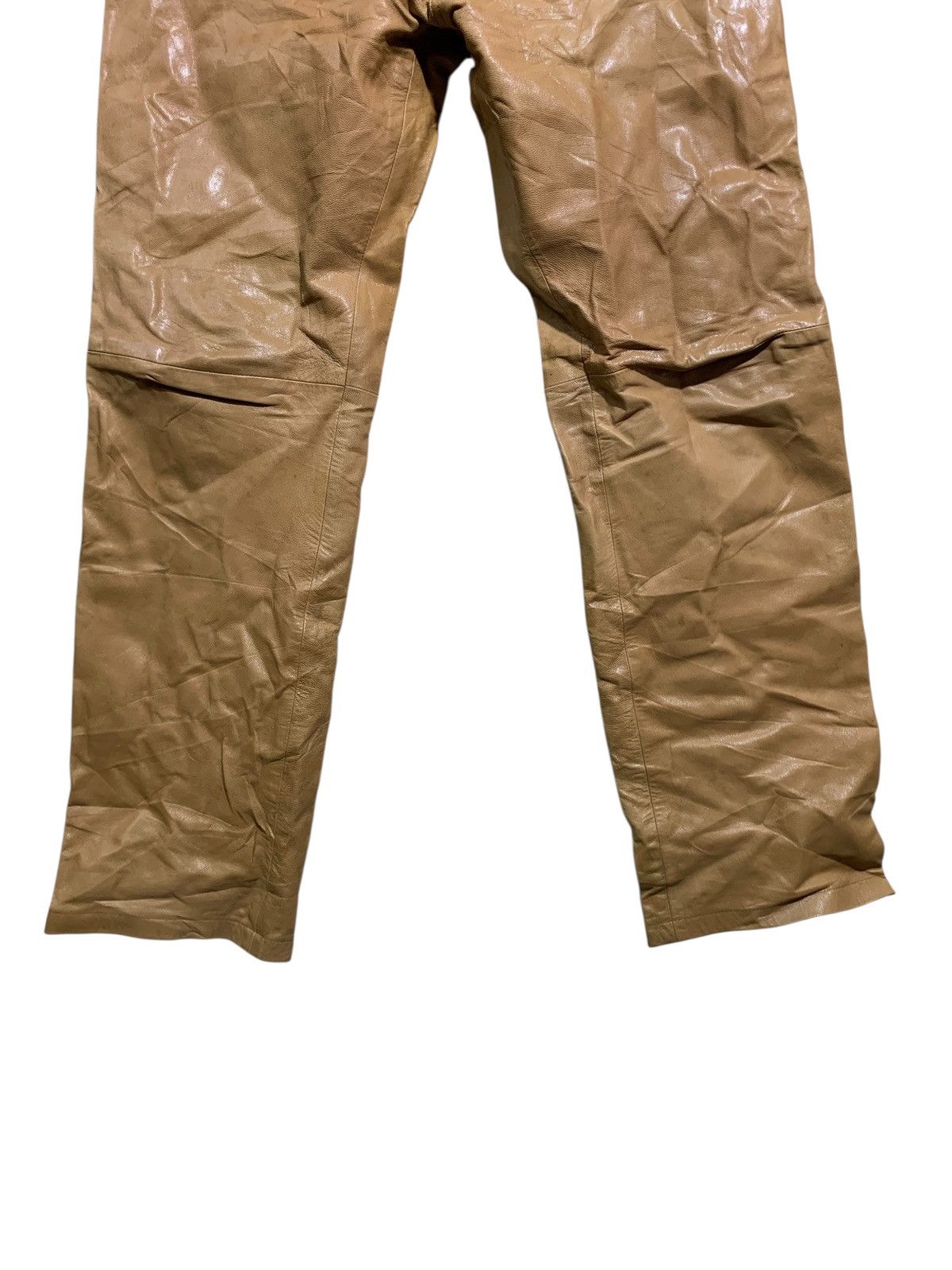 Japanese Brand 🔥MENS TENORAS LEATHER PANT W35 Size US 35 - 2 Thumbnail