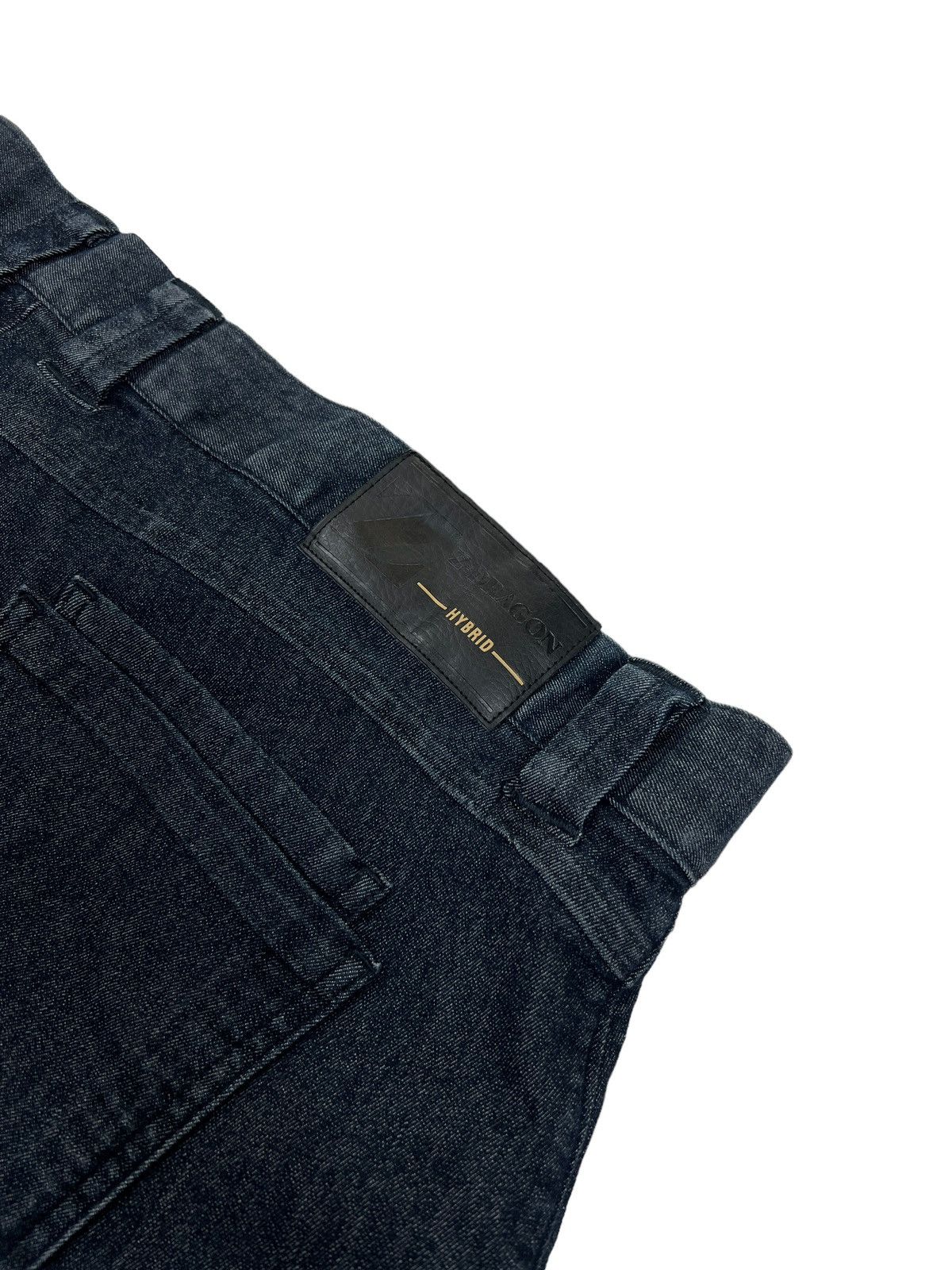 Japanese Brand Z-Dragon Hybrid Denim Cargo Pants Size US 44 / EU 60 - 8 Thumbnail