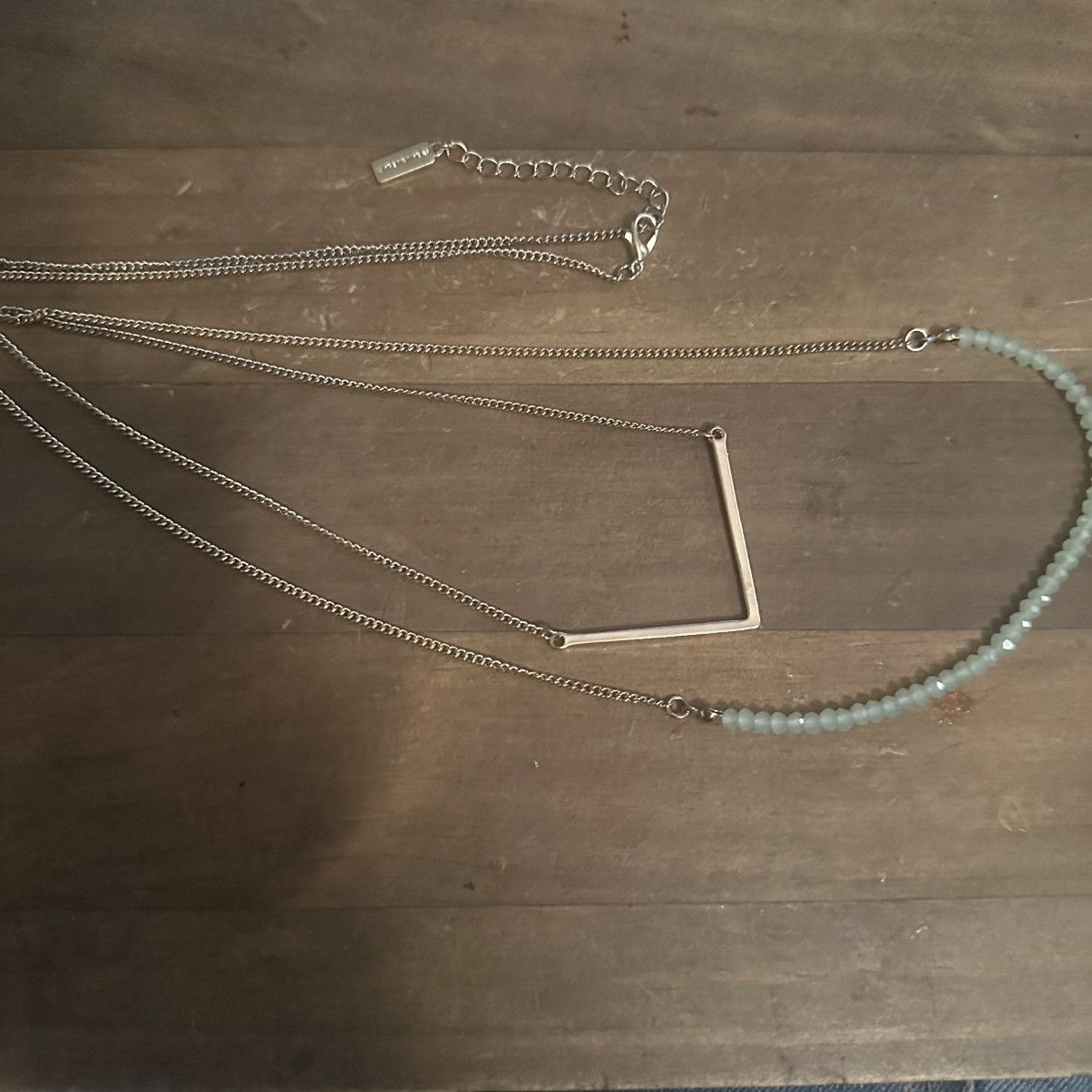Other BaubleBar layered chevron and glass beads necklace Size ONE SIZE - 2 Thumbnail