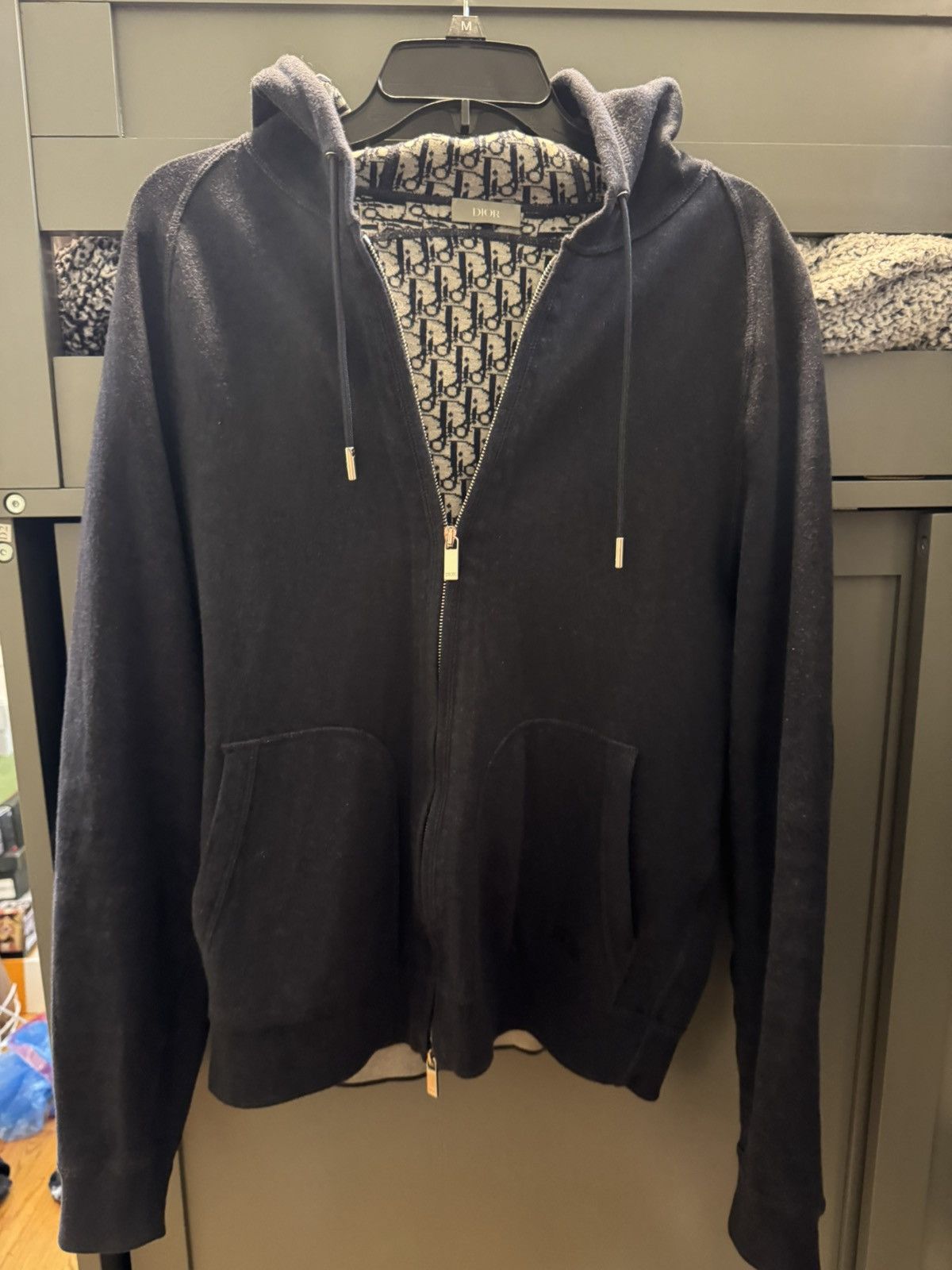 Dior Cashmere Zip up Sweater