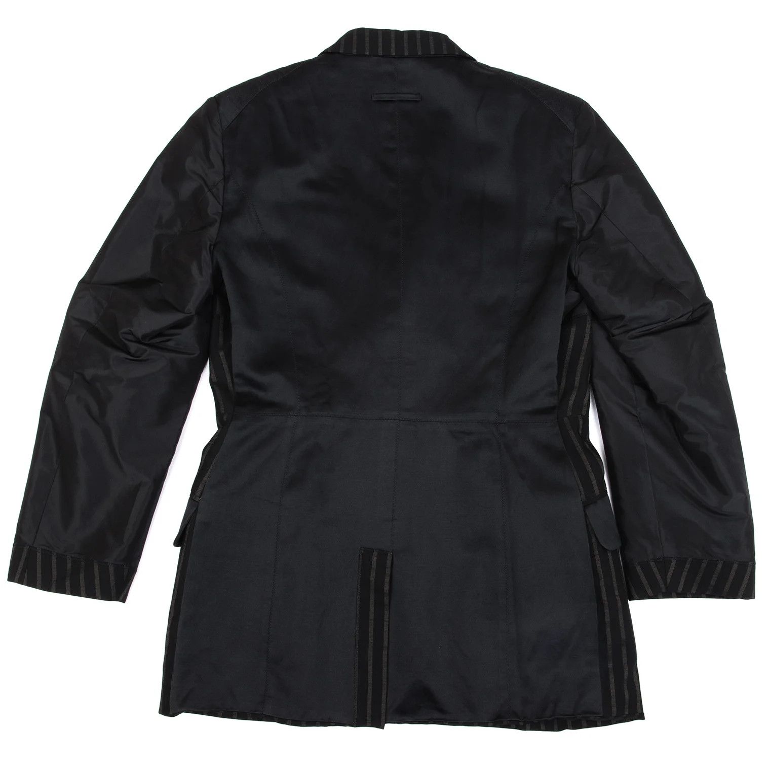 Jean Paul Gaultier Inside-Out Striped Jacket in Black Size 48 Size US M / EU 48-50 / 2 - 11 Thumbnail