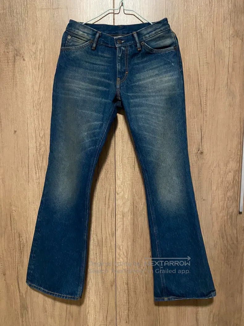 Acne Studios Acne Studios Low-Waist Slightly Flared Denim Pants Size 25" / US 0 / IT 36 - 1 Thumbnail