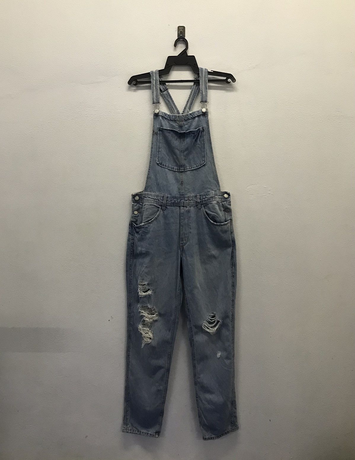 Japanese Brand × Vintage Vintage Denim Overalls Size US 33 - 1 Thumbnail