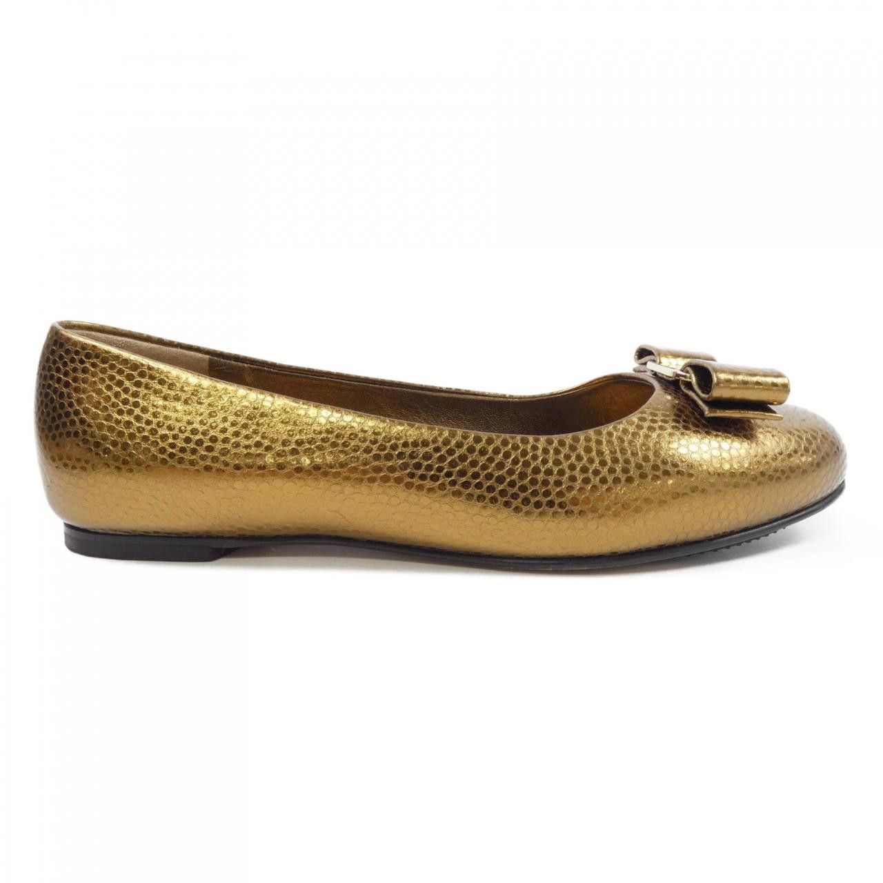 Salvatore Ferragamo Salvatore Ferragamo Salvatore Ferragamo VARINA Flat Shoes Leather Shoes VARINA DUTY FREE for USA Size ONE SIZE - 1 Thumbnail