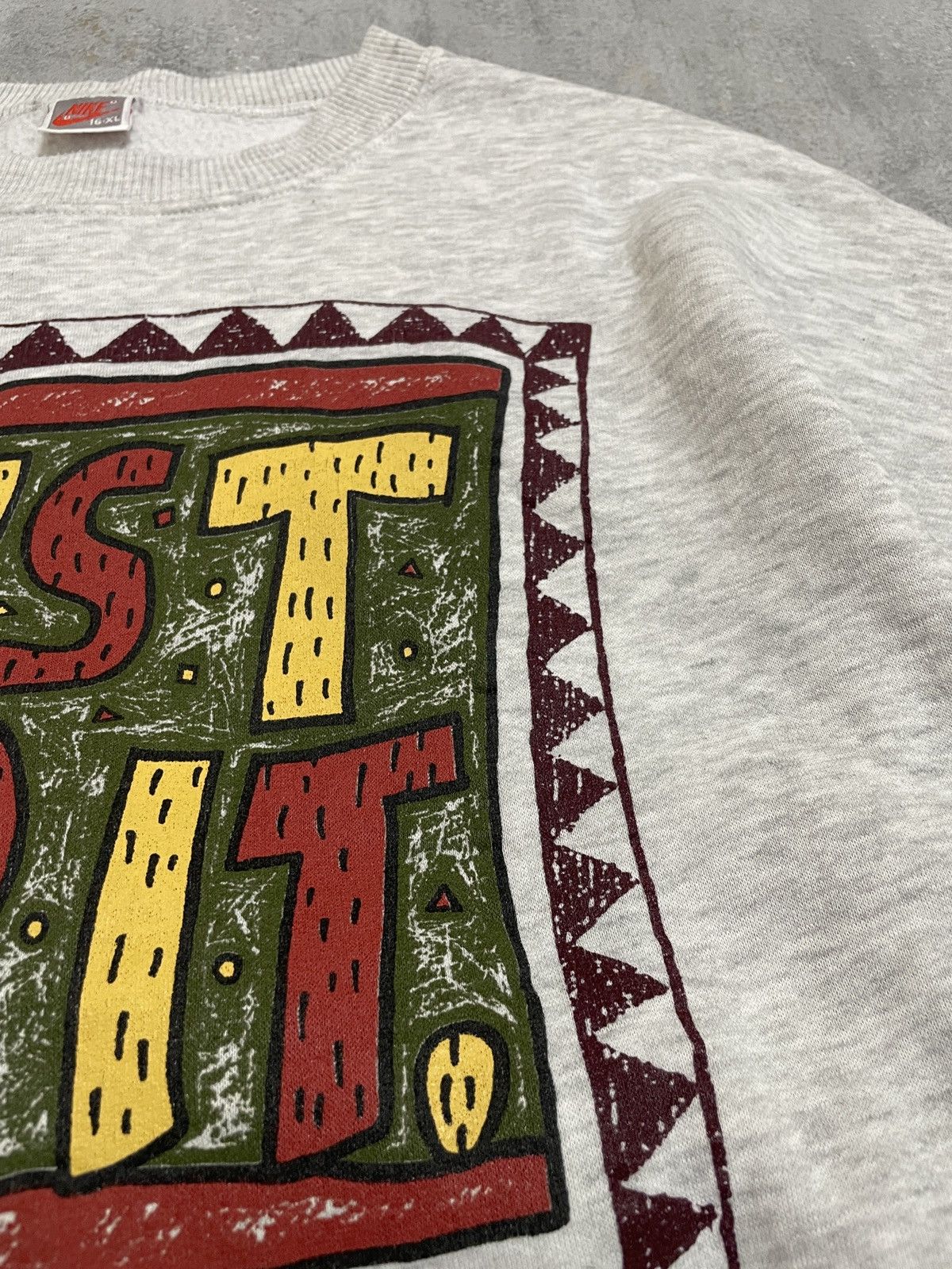 Nike Vintage Nike Sweatshirt 90s Just Do It Size S-M Size US S / EU 44-46 / 1 - 10 Thumbnail