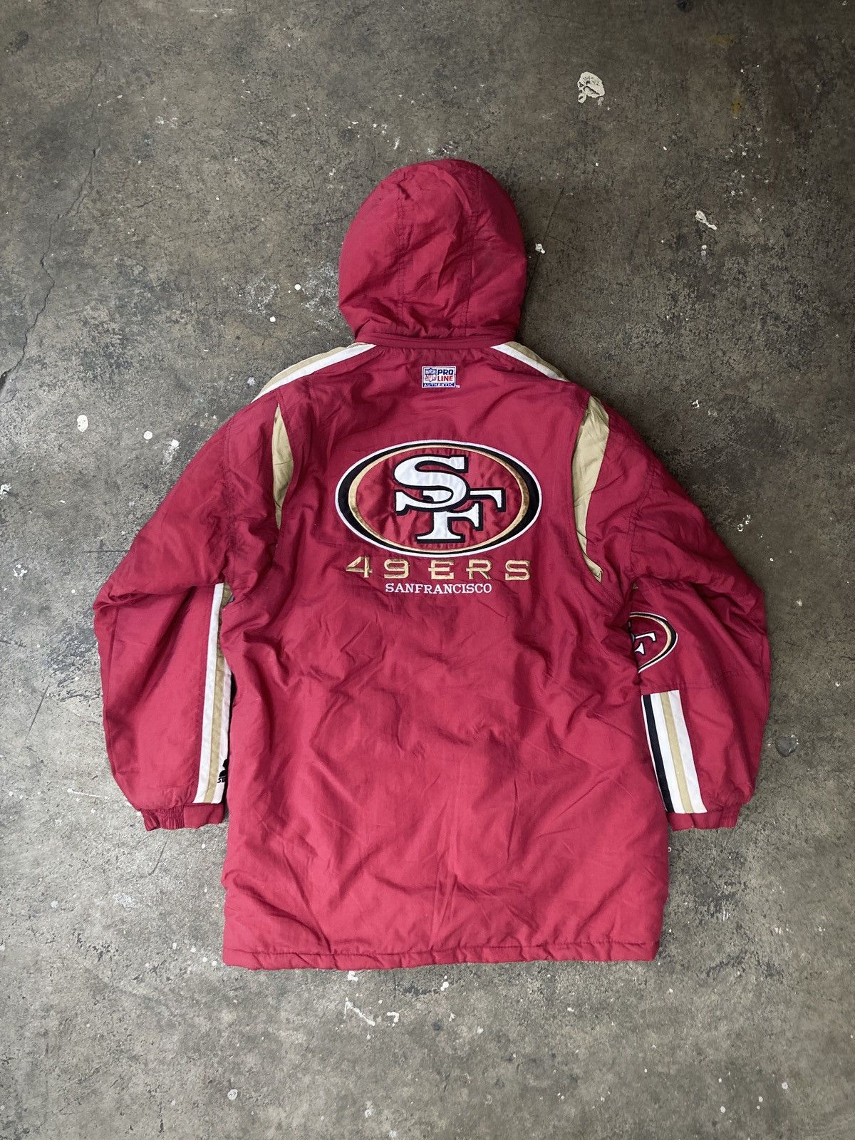 NFL × Vintage Vintage 90s Starter San Francisco 49ers Parka Size US L / EU 52-54 / 3 - 11 Thumbnail