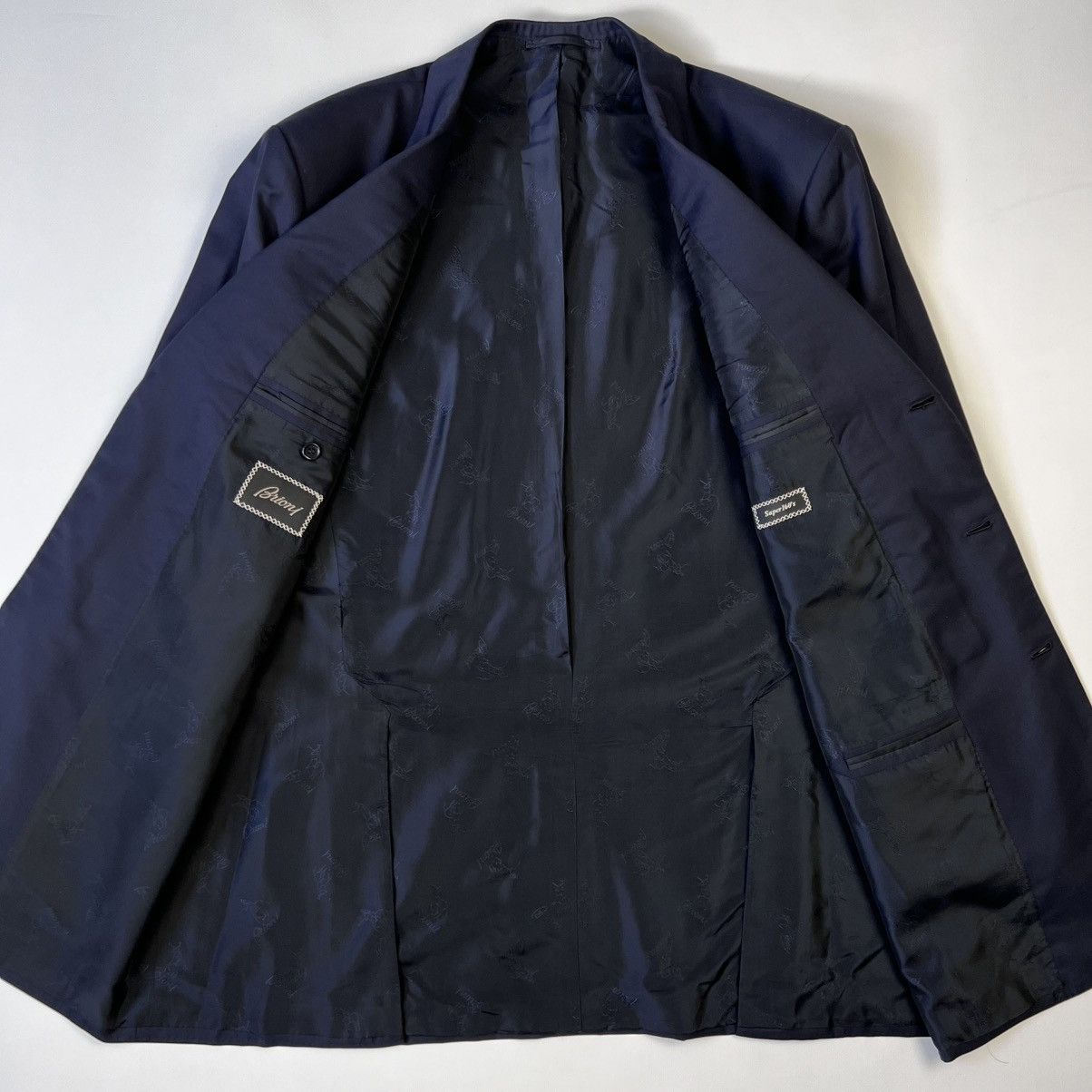 Brioni Brioni Parlamento 160s super wool blazer jacket Size 46L - 3 Thumbnail