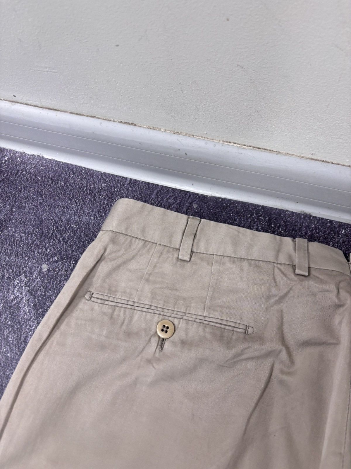 Ermenegildo Zegna Ermenegildo Zegna Men’s Beige Chino Pants Trousers Size US 36 / EU 52 - 19 Thumbnail