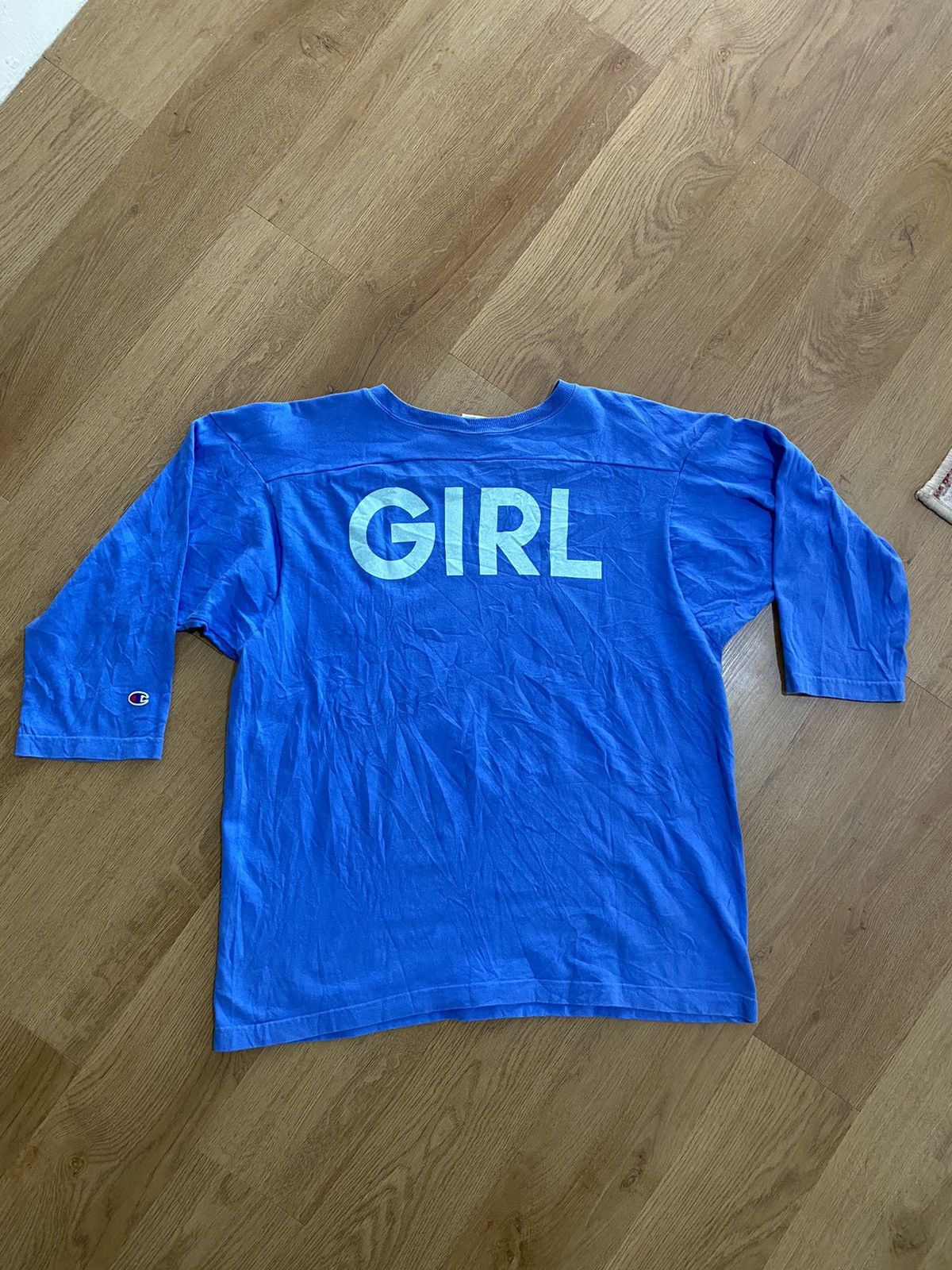 Champion × Japanese Brand Tshirt 3Quaters Champion X xGirl Size US XL / EU 56 / 4 - 2 Thumbnail