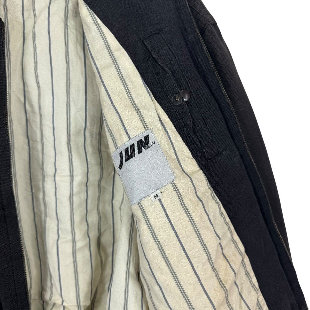 Japanese Brand × Vintage VINTAGE JUN MEN JAPANESE BRAND BOMBER ZIPPER JACKET Size US M / EU 48-50 / 2 - 9 Thumbnail