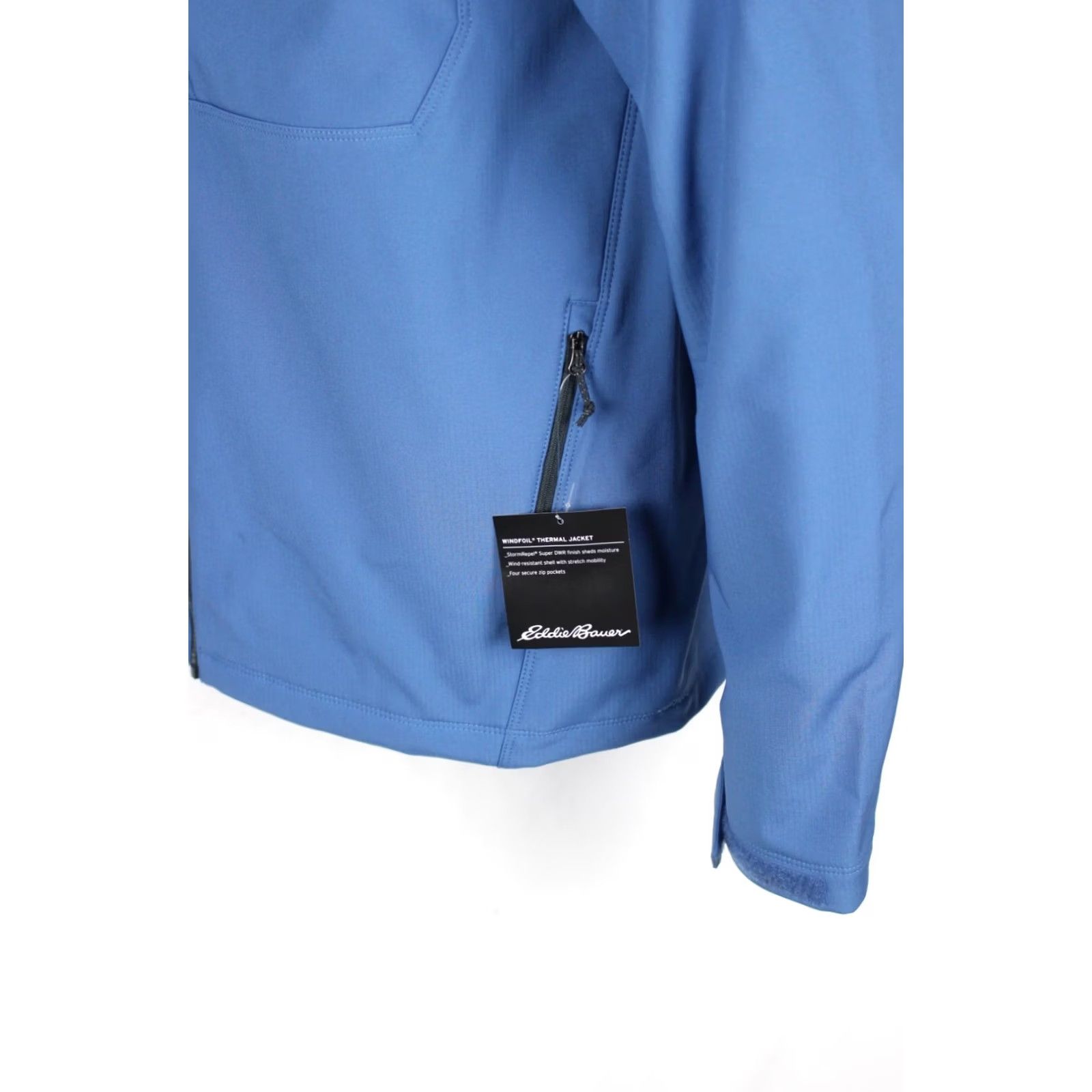 Eddie Bauer Eddie Bauer Men's Windfoil Thermal Softshell Jacket Full Zip L Blue Size US L / EU 52-54 / 3 - 4 Thumbnail