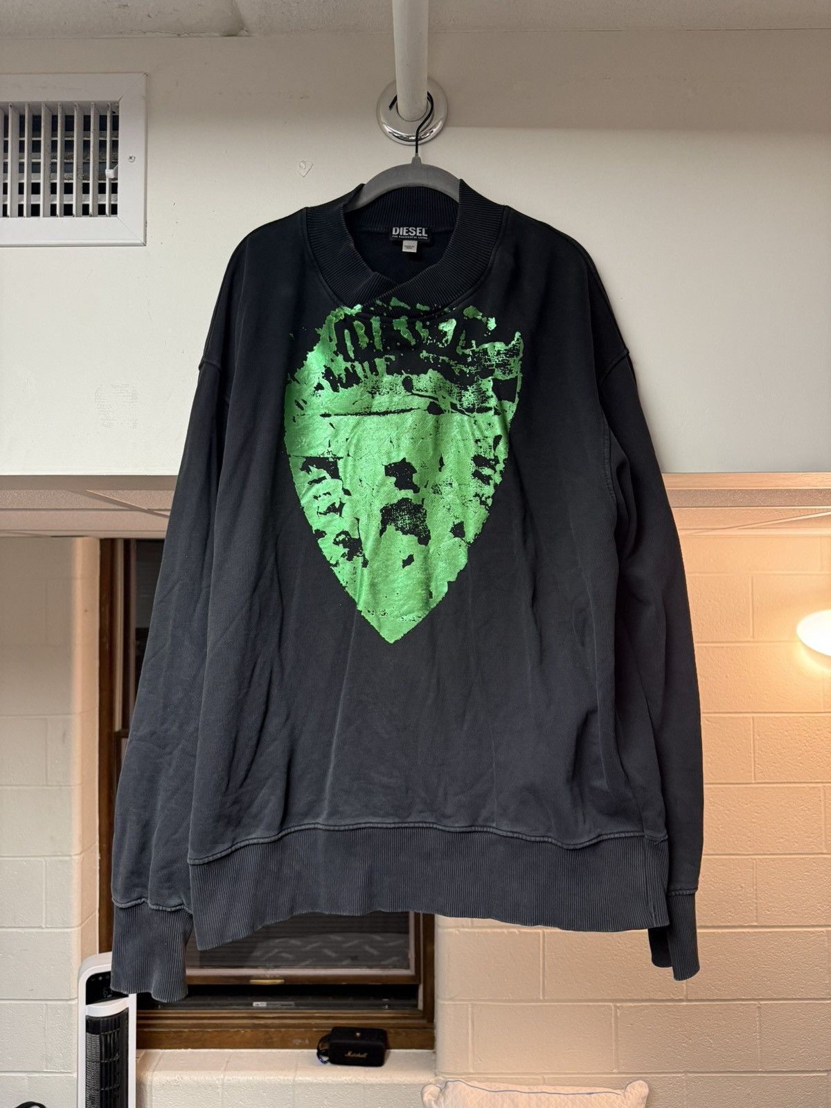 Diesel Diesel Chrome Print Crewneck Size US XL / EU 56 / 4 - 1 Thumbnail