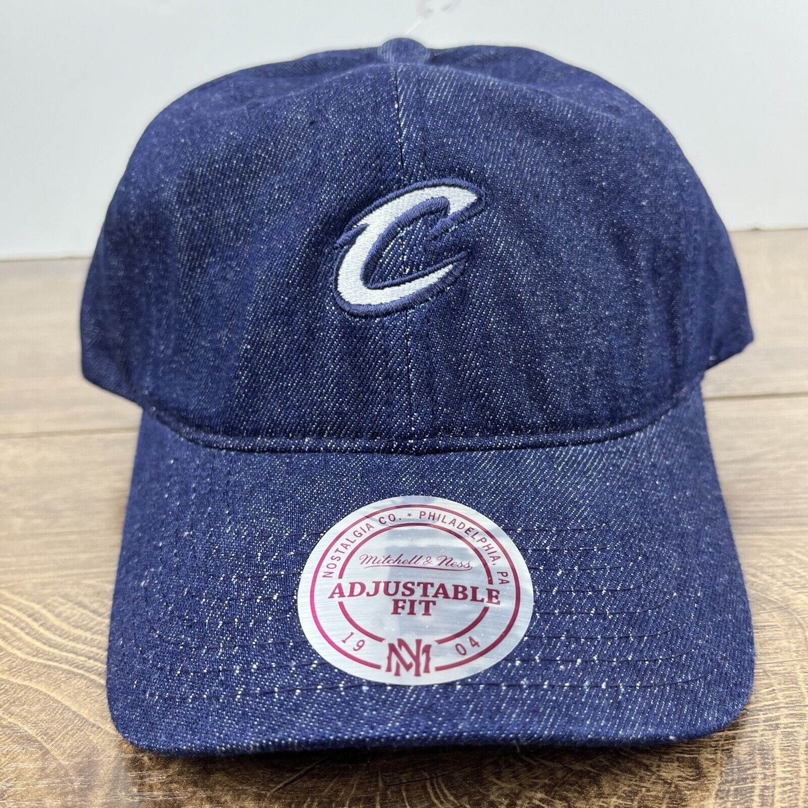Mitchell & Ness Cleveland Cavaliers Hat NBA Mitchell & Ness Blue Hat Adjusta Size ONE SIZE - 5 Thumbnail