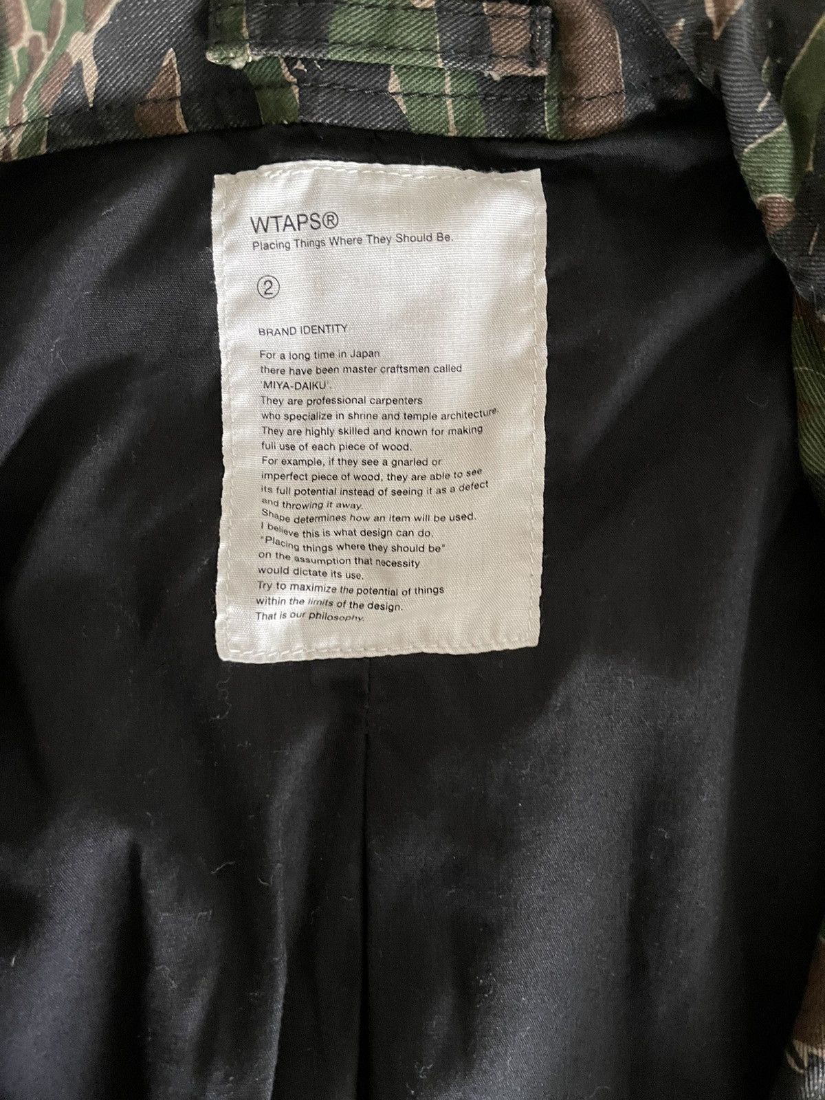 Wtaps 17SS Anti-War M-65 Jacket Size US M / EU 48-50 / 2 - 3 Thumbnail