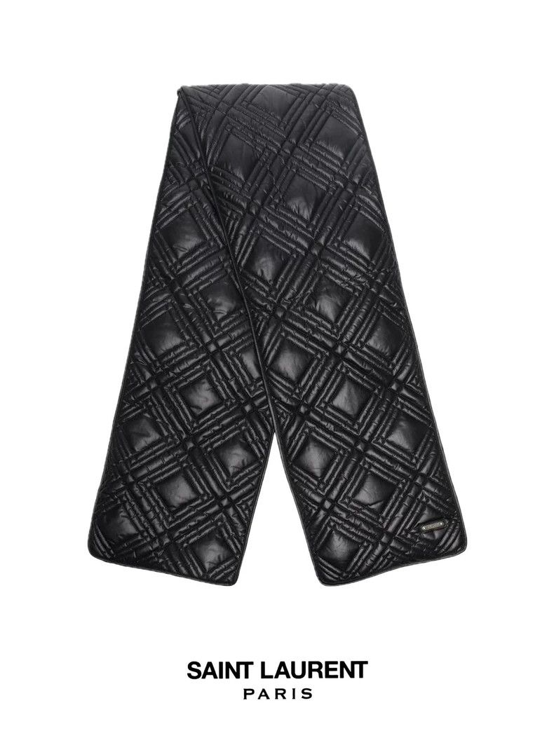 Saint Laurent Paris Saint Laurent Paris Plaid scarf Size ONE SIZE - 8 Thumbnail