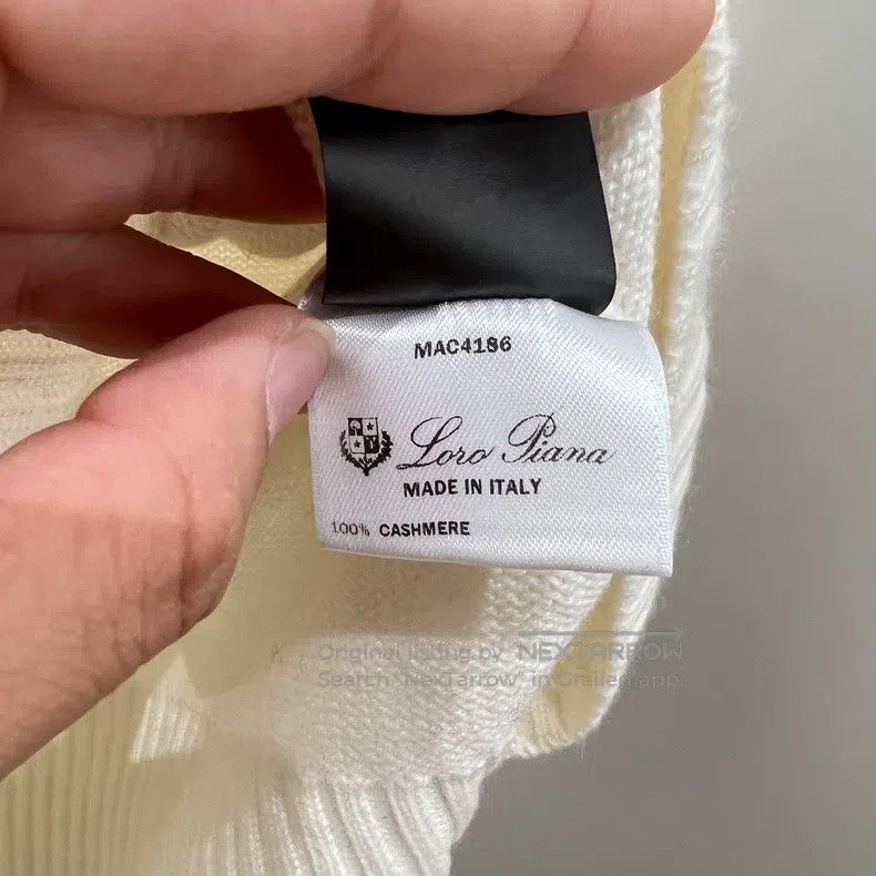 Loro Piana Loro Piana University Logo Intarsia Cashmere Sweater Size XS / US 0-2 / IT 36-38 - 4 Thumbnail