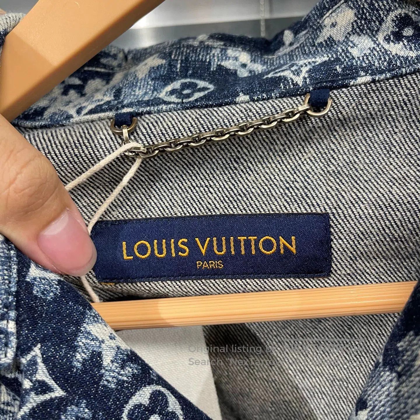 Louis Vuitton Blue Patterned Short Sleeve Button-Up Shirt. Size US L / EU 52-54 / 3 - 3 Thumbnail