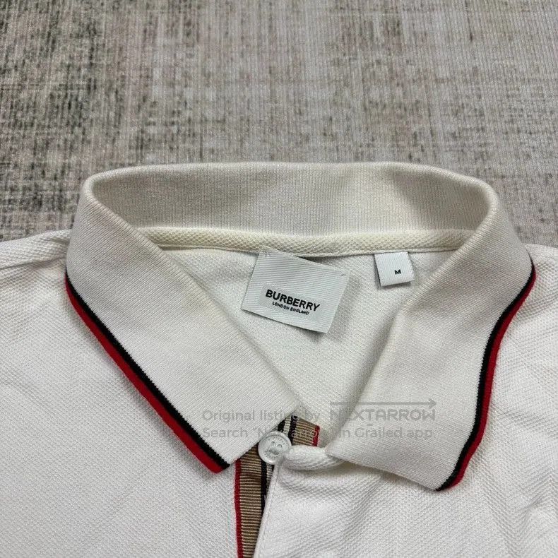 Burberry Burberry Cotton Embroidered Logo Polo Shirt. Size US M / EU 48-50 / 2 - 2 Thumbnail