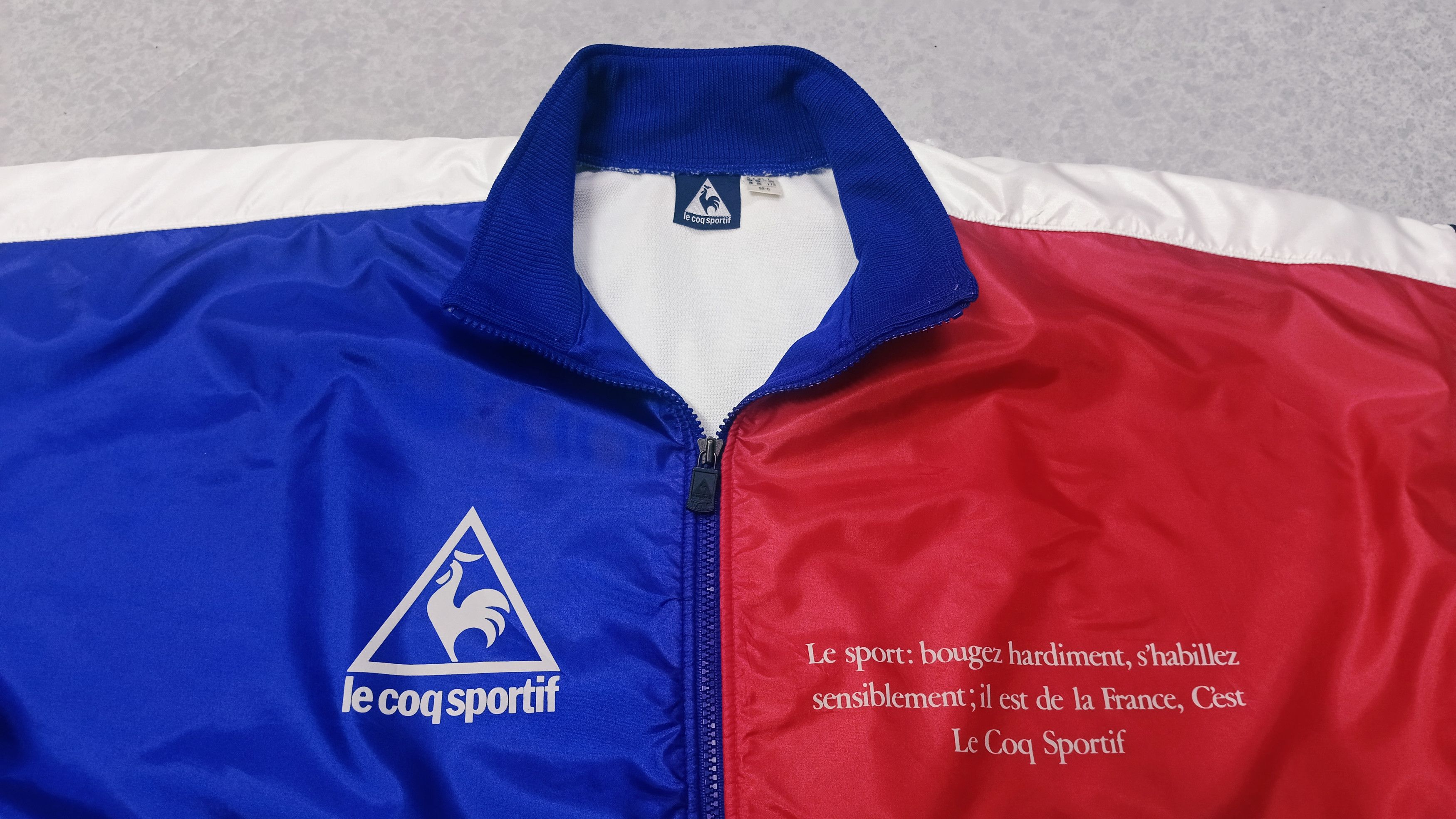 Le Coq Sportif Vintage Le Coq Sportif Sweater Jacket Size US XL / EU 56 / 4 - 5 Thumbnail
