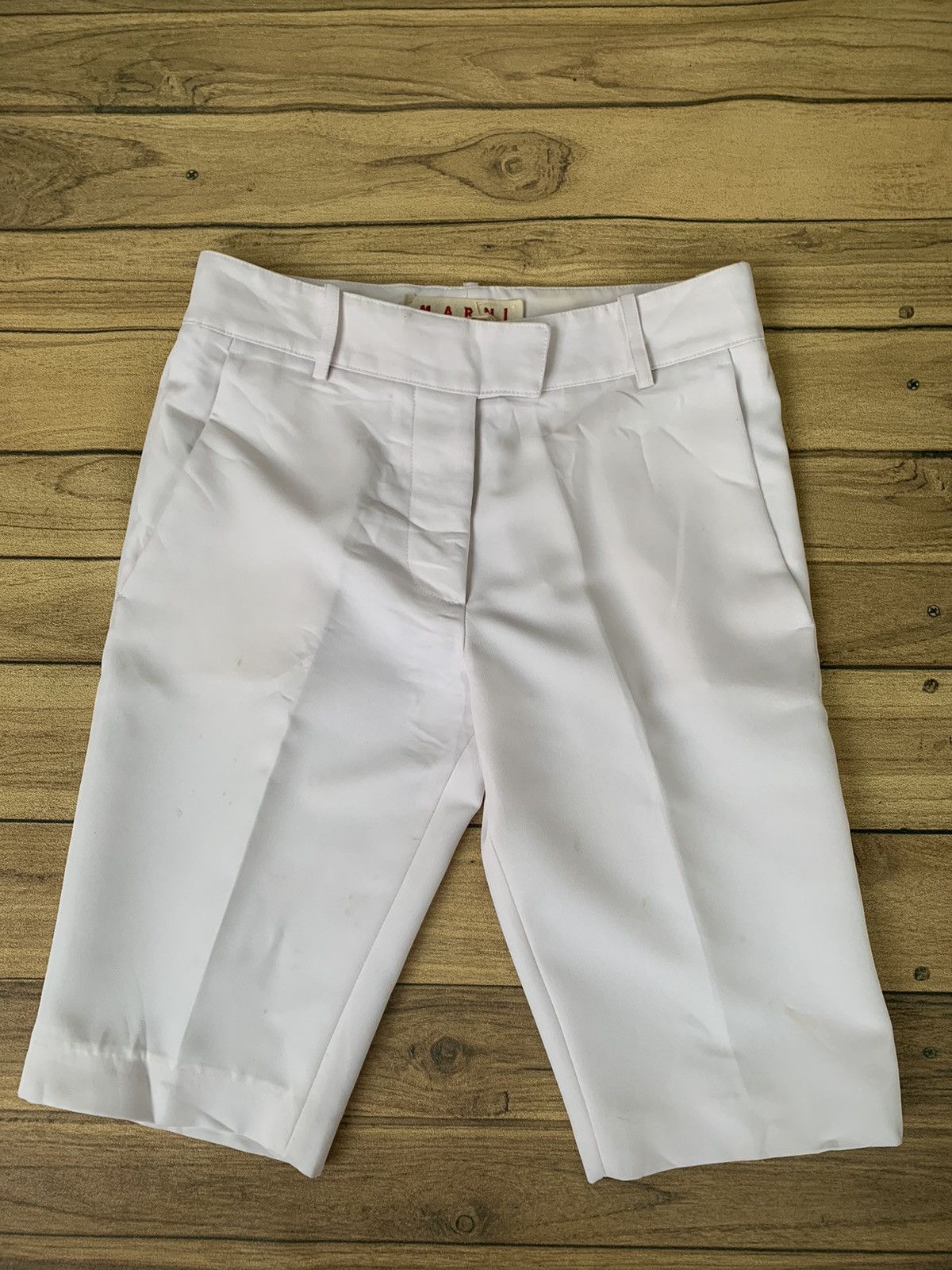 Marni Marni short white Size 26" / US 2 / IT 38 - 1 Thumbnail