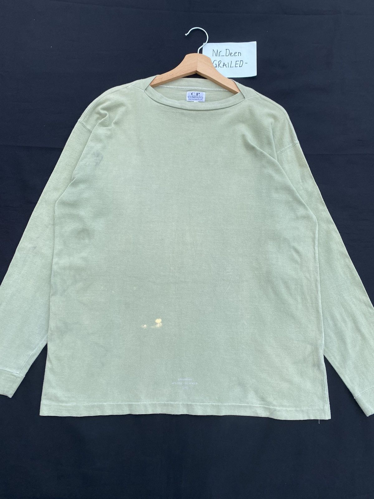 C.P. Company Vintage C.P Company Spring Summer 1991 Longsleeve Tshirt Size US L / EU 52-54 / 3 - 1 Thumbnail