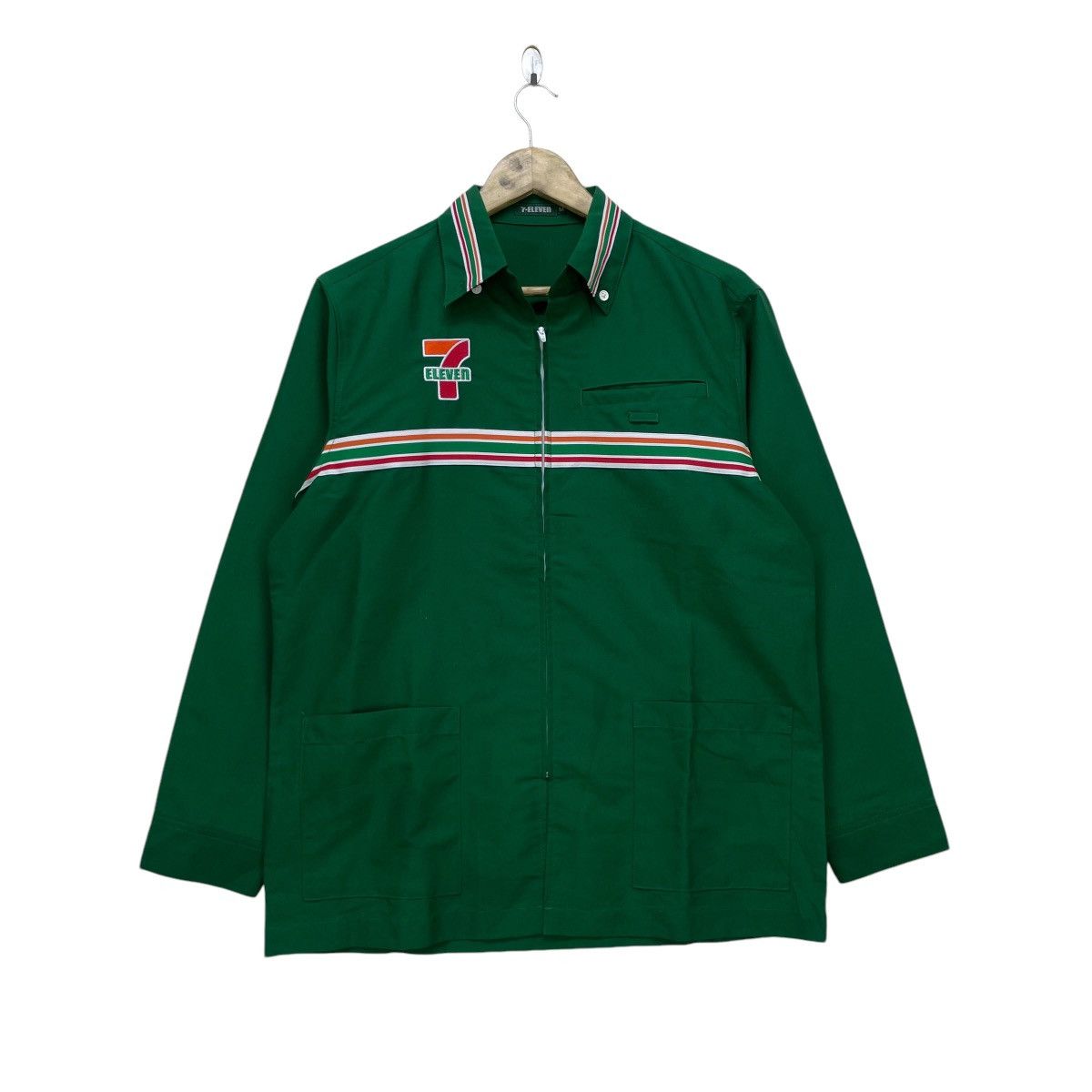 Japanese Brand × Vintage 💥Vintage Workwear Shirt 7 Eleven Jackey Size US M / EU 48-50 / 2 - 1 Thumbnail