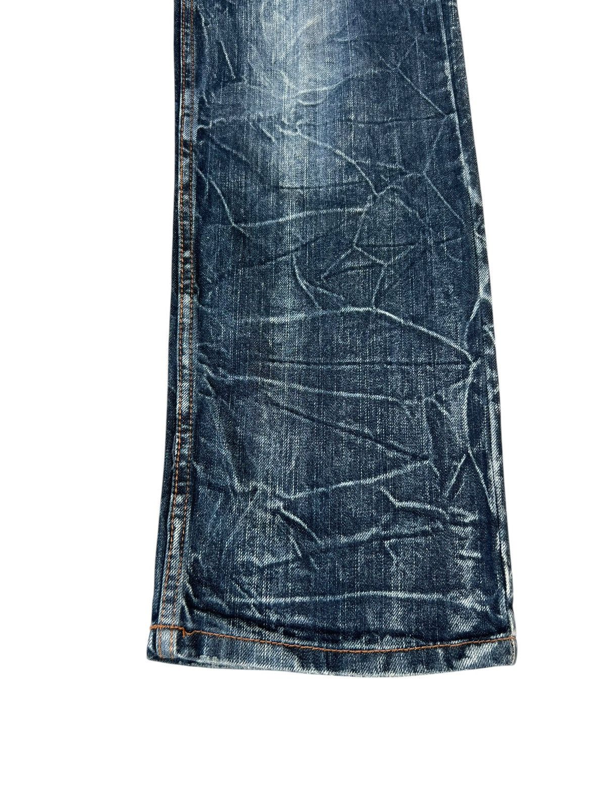 14th Addiction Double Waist Nylaus Clothing Dirty Mud Discharge Denim Jeans Size US 30 / EU 46 - 13 Thumbnail