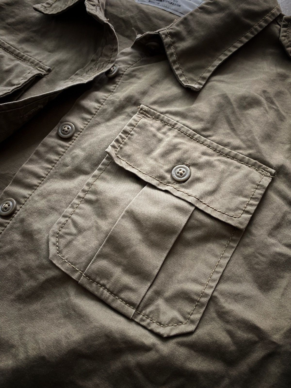 Avirex Rare AVIREX Violet label japanese button up combat overshirt Size M / US 6-8 / IT 42-44 - 3 Thumbnail