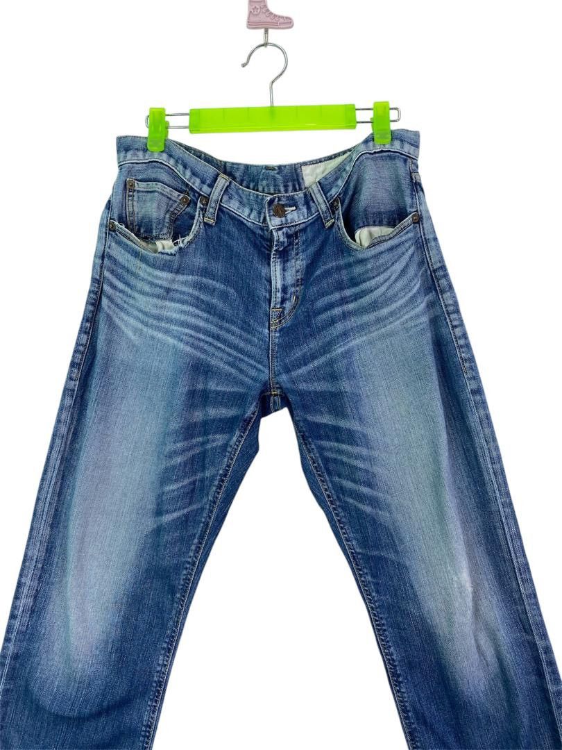 Japanese Brand Vtg 90s rare Sadistic Blue japan stonewash denim Size US 34 / EU 50 - 2 Thumbnail