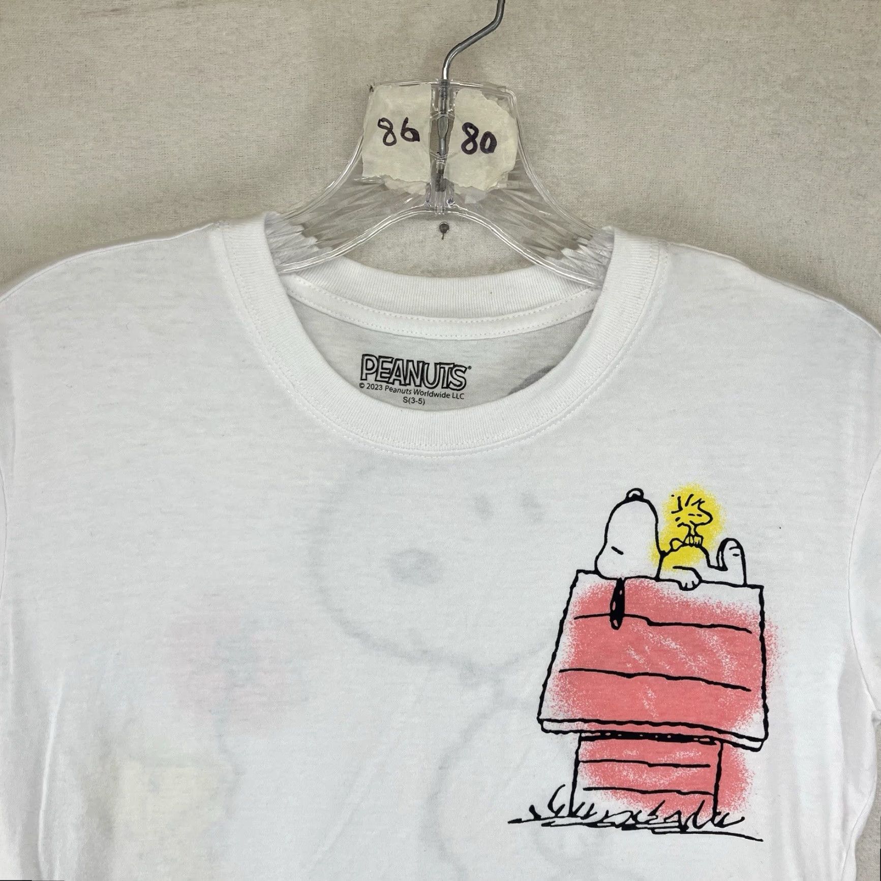 Peanuts Peanuts Snoopy T-shirt Juniors Women's Short Sleeve Crew Neck Lightweight Cotton Blend Summer Casual Graphic Print Size S / US 4 / IT 40 - 4 Thumbnail