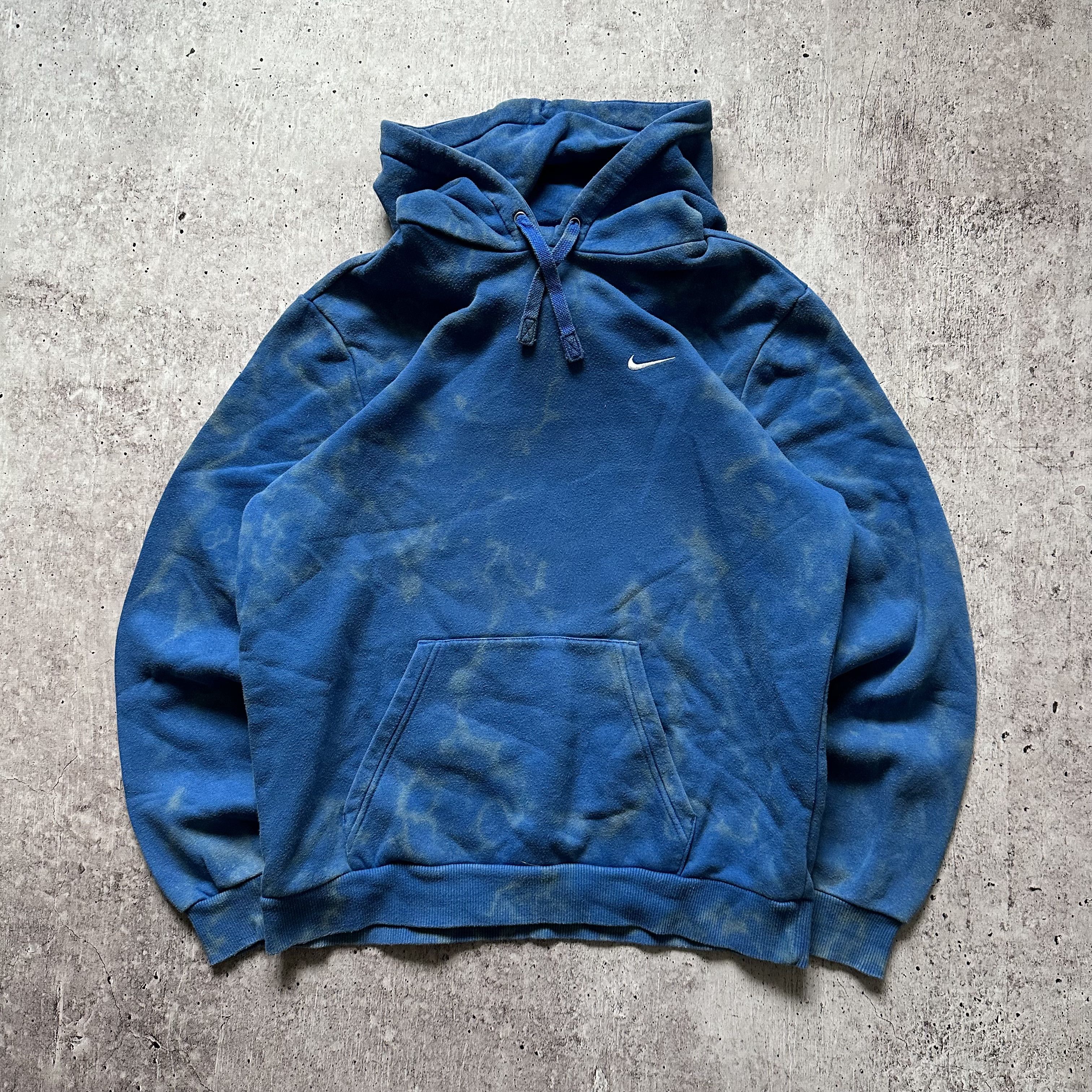 Nike × Vintage Nike Tie Dye Water Customized White Swoosh y2k Hoodie Size US S / EU 44-46 / 1 - 1 Thumbnail