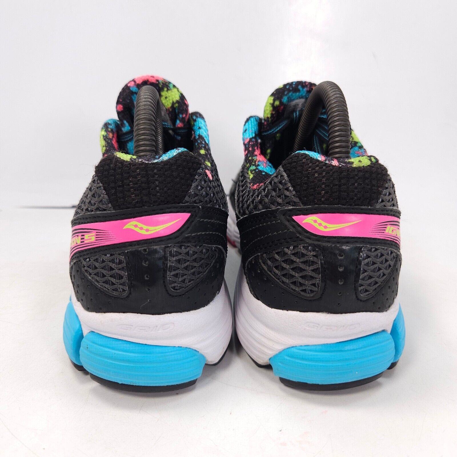 Saucony Saucony Ignition 5 Shoe Womens Size 8.5 S15202-16 Black Blue Size US 8.5 / IT 38.5 - 3 Thumbnail