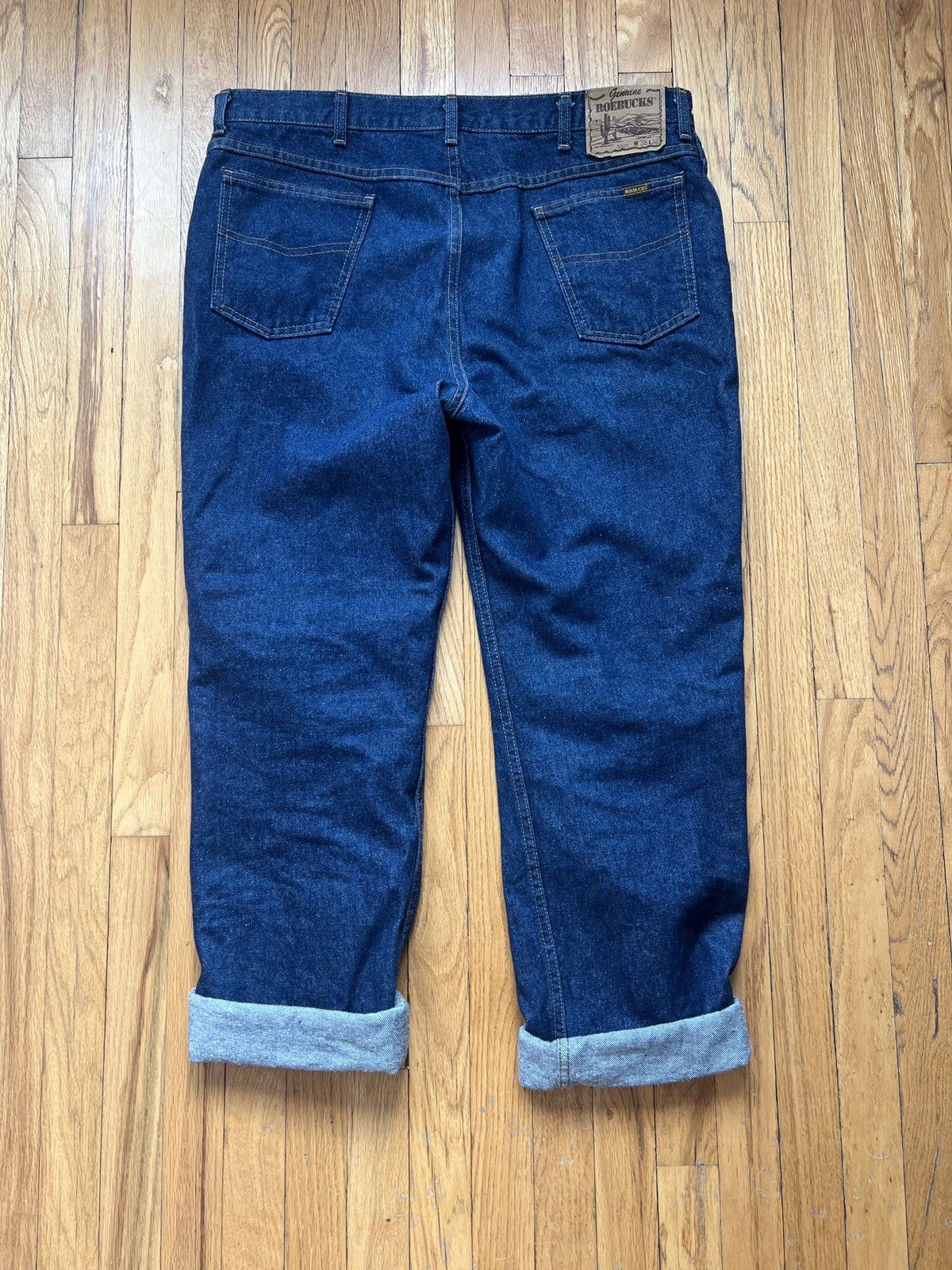 Vintage Genuine Roebucks Denim Jeans Size US 38 / EU 54 - 2 Thumbnail