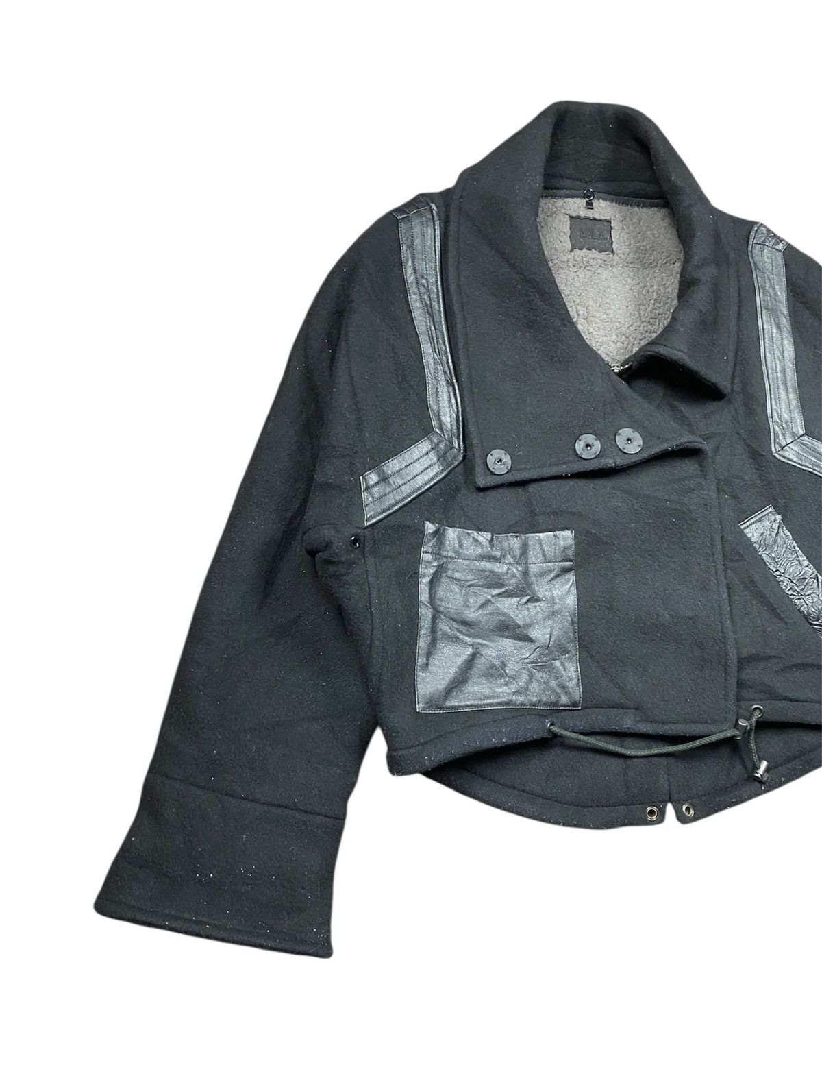 Japanese Brand Vintage Aula Crot Top Perfecto Wool Jacket Size US S / EU 44-46 / 1 - 2 Thumbnail