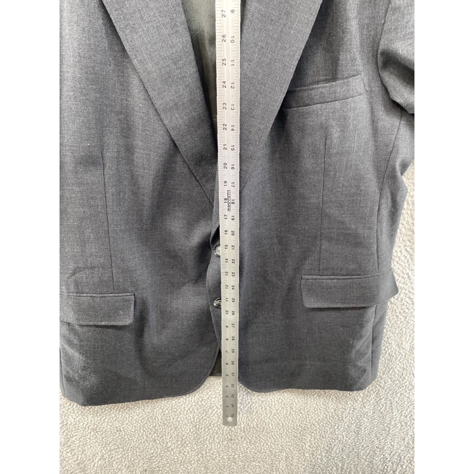 Vintage EXECUTIVE COLLECTION Men’s Black 2 Button Blazer Suit Jacket Size 48R Regular Jacket Coat Men Blazer Black 2 Button Suit Jacket 48R Size 48R - 7 Thumbnail