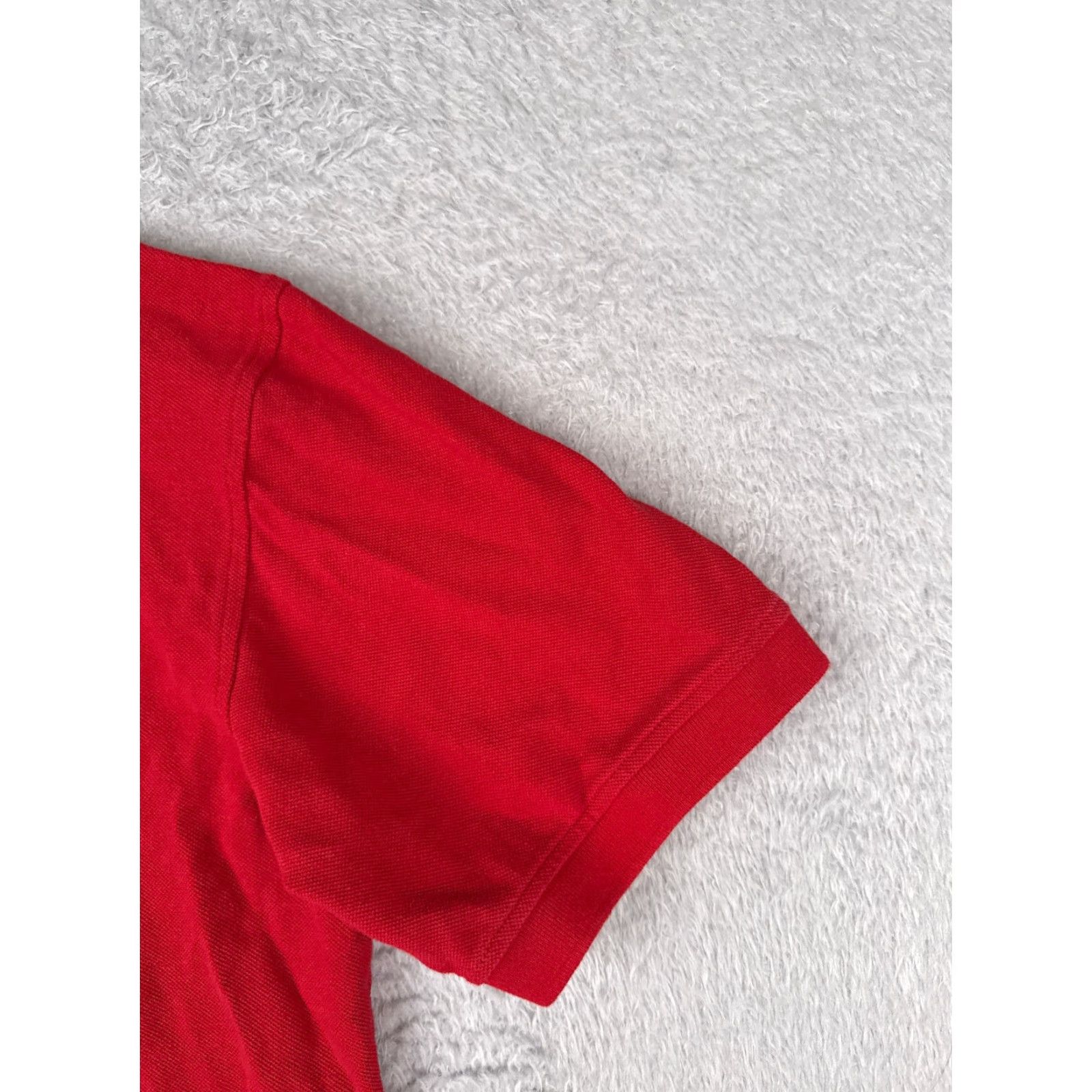 Tommy Hilfiger Tommy Hilfiger Polo Shirt Men XL Red 100% Cotton Jersey Short Sleeve Golf Classic Mens Size US XL / EU 56 / 4 - 2 Thumbnail
