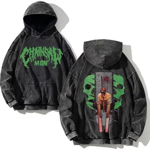 Designer Chainsaw Hoodie Streetwear Size US M / EU 48-50 / 2 - 4 Thumbnail