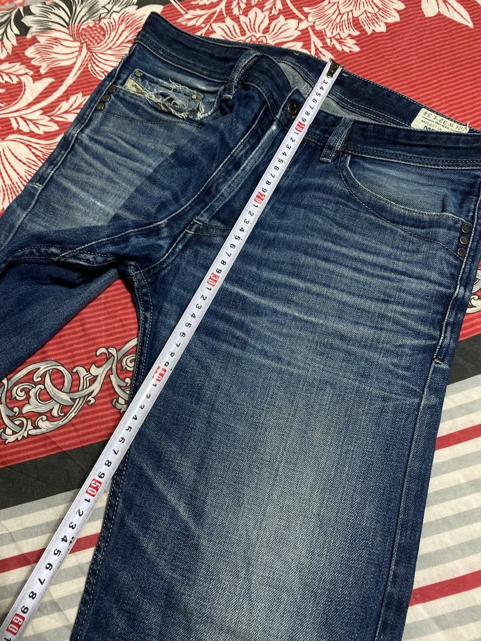 Diesel × Vintage Vintage Diesel MENNIT REGULAR STRAIGHT Denim Jeans Size US 32 / EU 48 - 24 Thumbnail