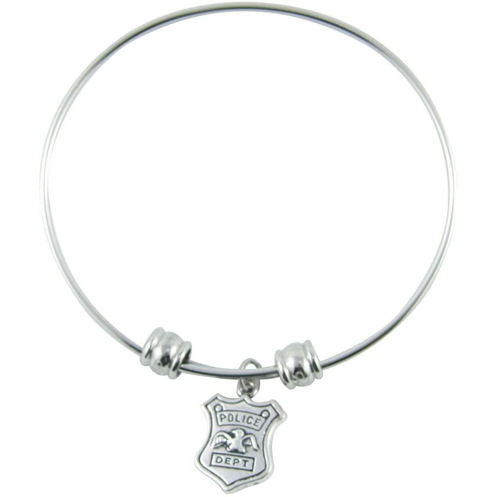 & Other Stories Police Dept Officer Detective Constable Badge Bangle Jewelry Size ONE SIZE - 1 Thumbnail