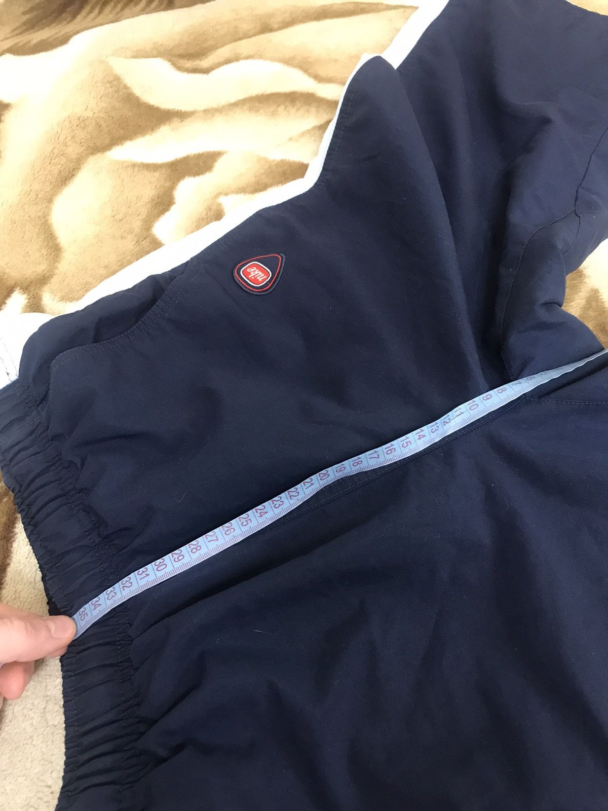 Vintage 🔥 90s NIKE DRILL SHORTS Rare Y2K Logo Japan Style Court Size US 32 / EU 48 - 8 Thumbnail