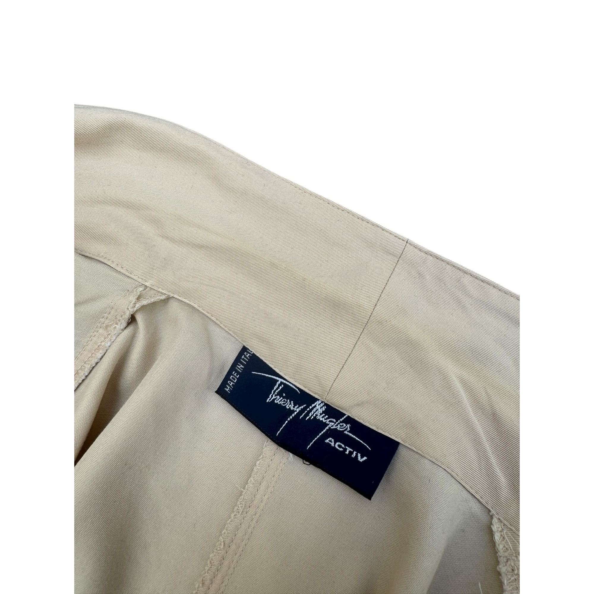 Thierry Mugler Beige Sculptural Dress Size M / US 6-8 / IT 42-44 - 7 Thumbnail