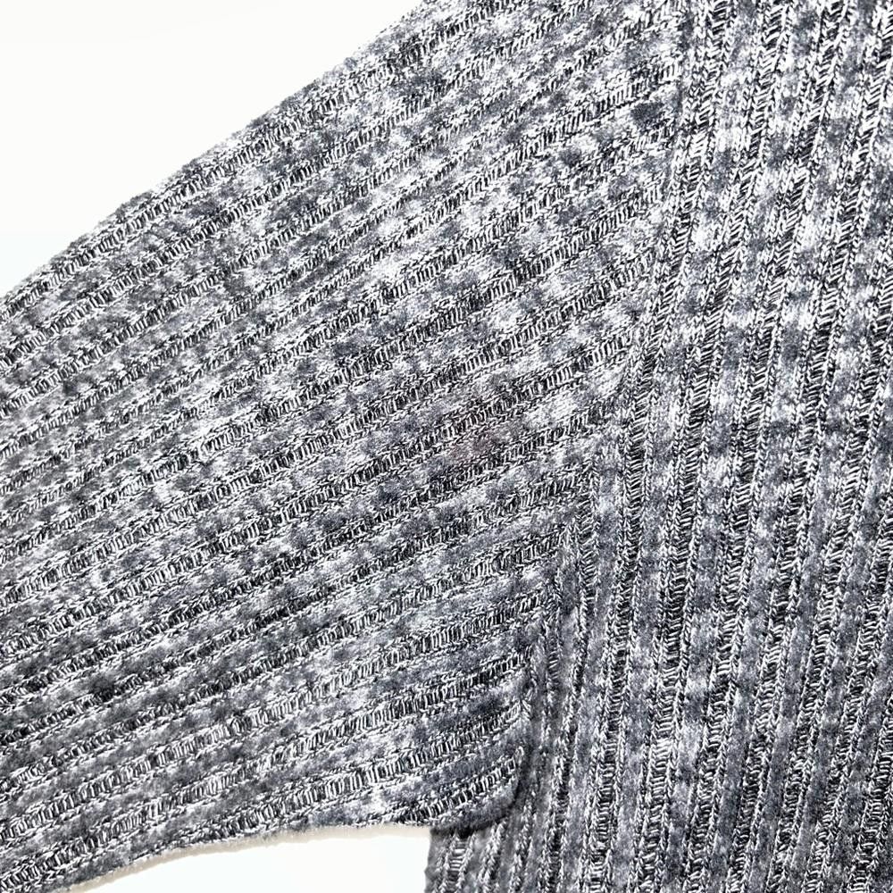 Designer Anthropologie l Maeve Gray Ribbed Oversized Sweater Medium Size M / US 6-8 / IT 42-44 - 8 Thumbnail