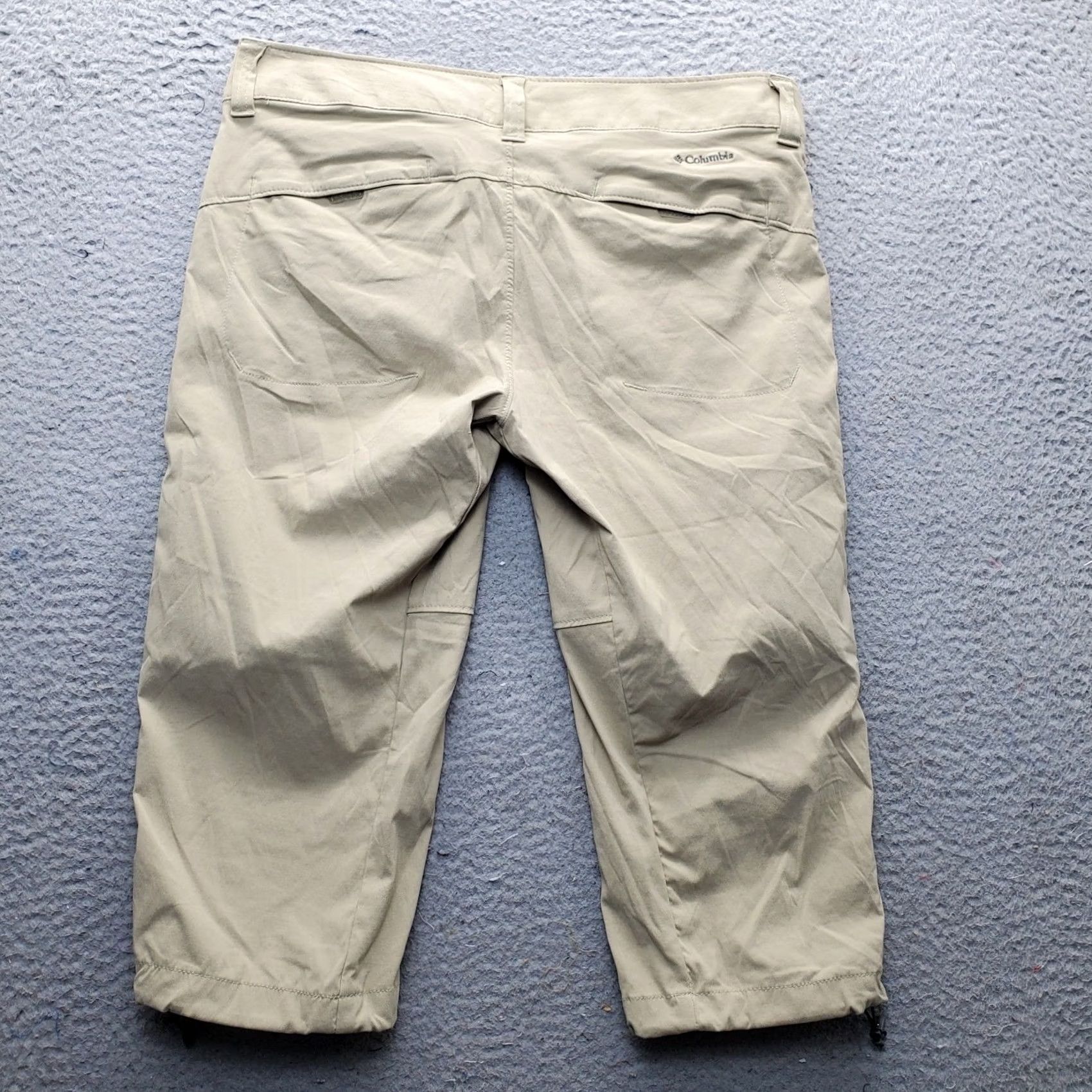 Vintage Columbia Capri Pants Womens Size 8 Brown Thermal Lined Outdoor Hiking 2-Button Fly Shirt Size 30" / US 8 / IT 44 - 2 Thumbnail