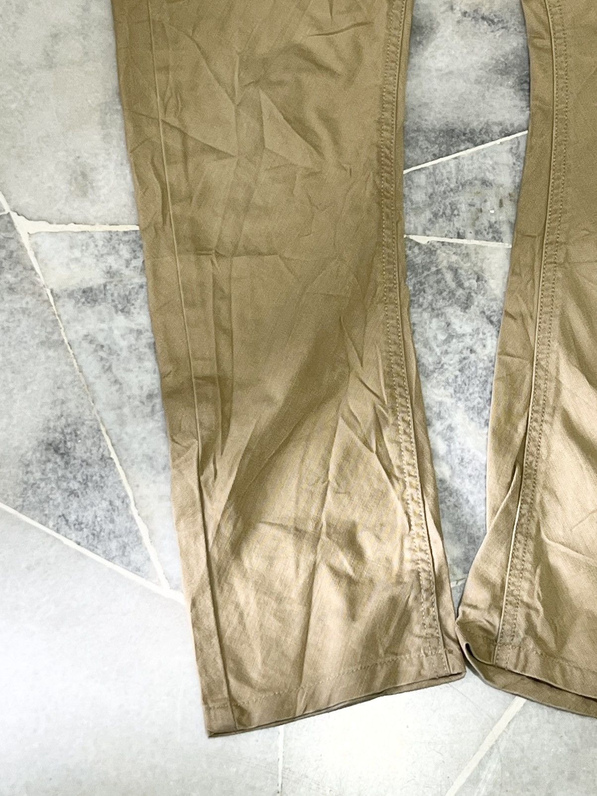 Ne-Net Ne-net Japan by Issey Miyake Khaki Cotton Chino Pants Size US 28 / EU 44 - 5 Thumbnail